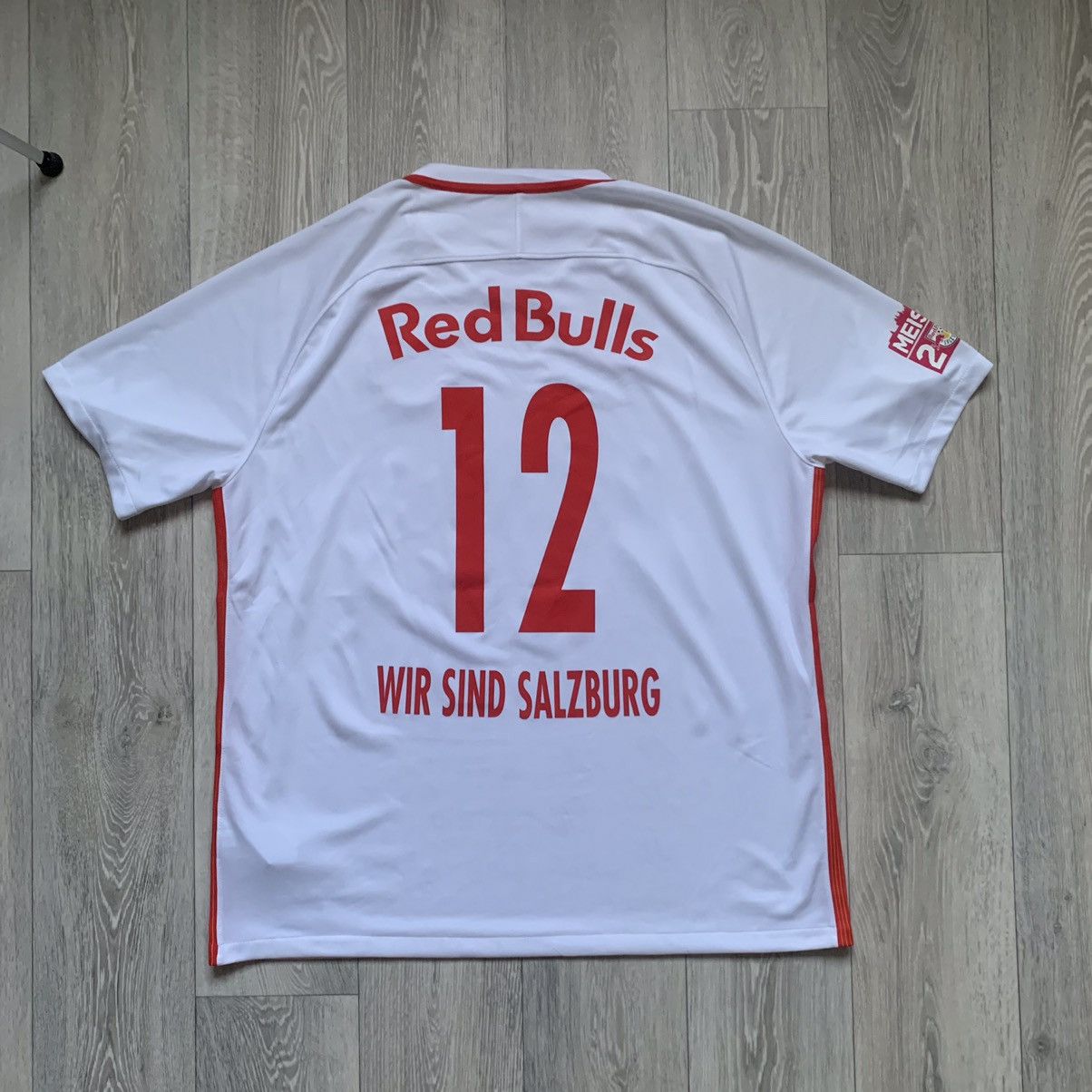 Nike Nike Red Bull Salzburg 2016/17 Home football shirt soccer Size US XXL / EU 58 / 5 - 8 Thumbnail