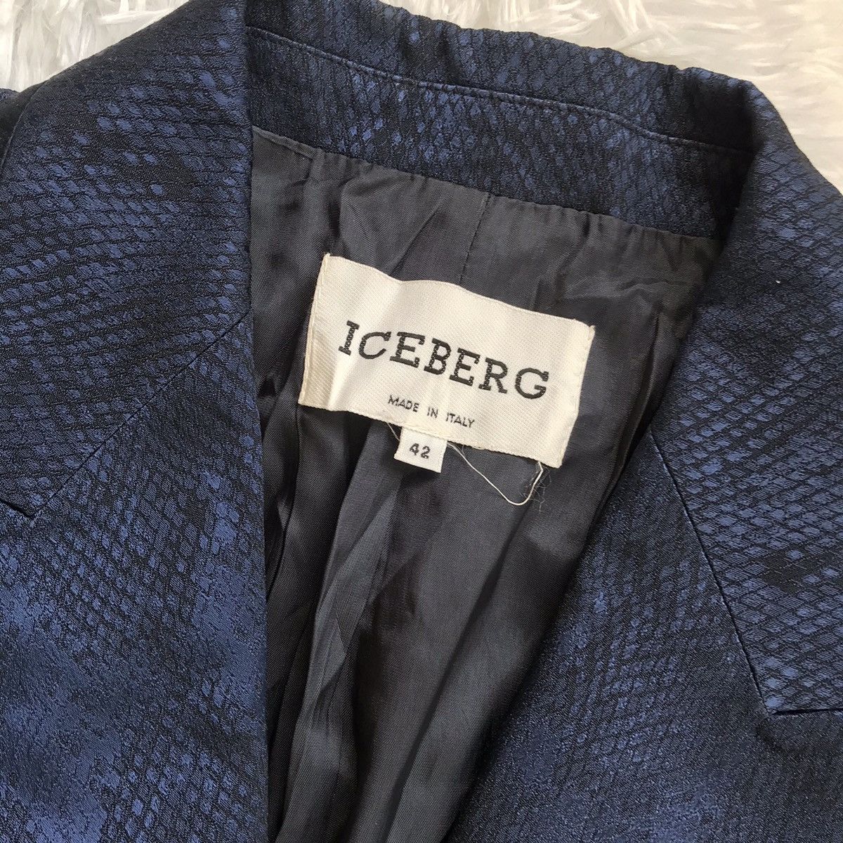 Iceberg The Iconic Full Print Blue Snake Suit SZ 42 Women’s Ice Berg Size S / US 4 / IT 40 - 5 Thumbnail