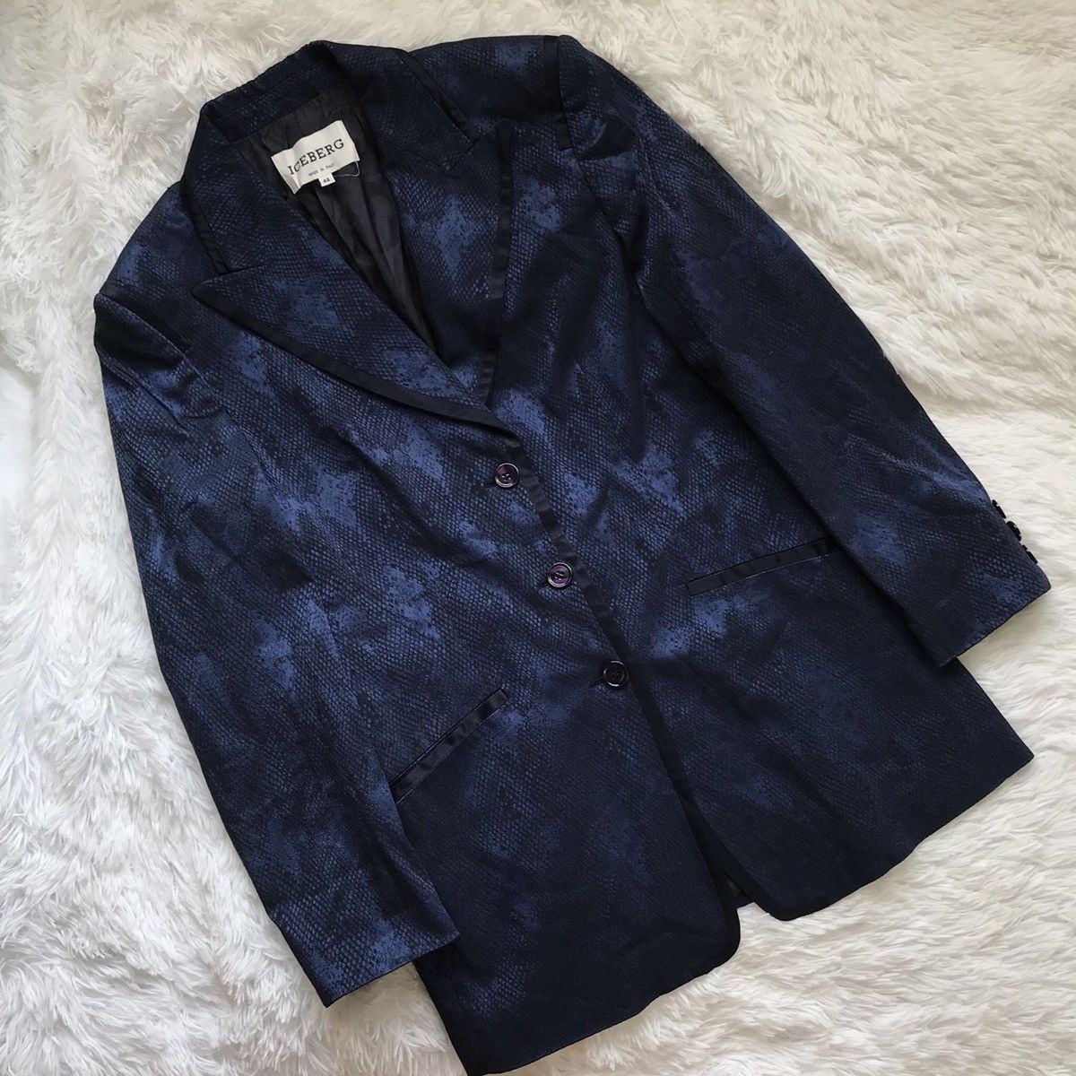 Iceberg The Iconic Full Print Blue Snake Suit SZ 42 Women’s Ice Berg Size S / US 4 / IT 40 - 7 Thumbnail