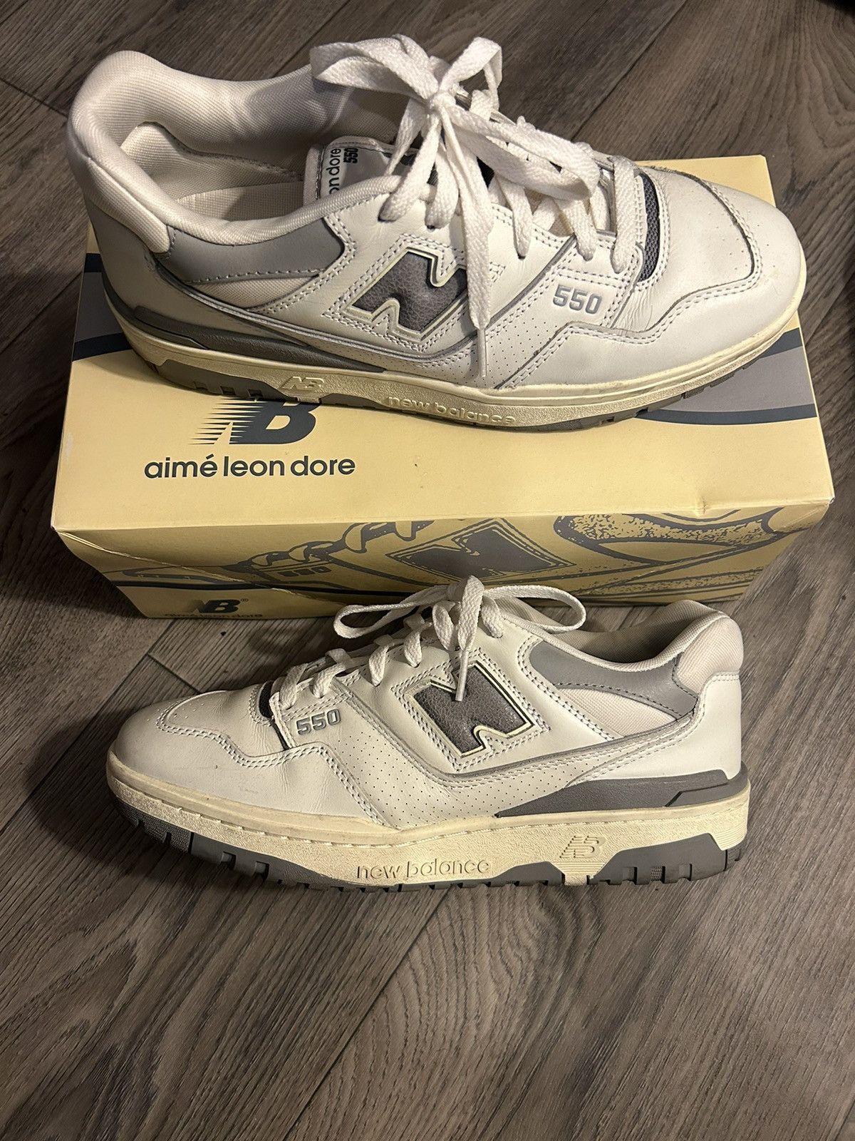 Aime Leon Dore × New Balance ALD 550 New Balance Silver Size US 9 / EU 42 - 1 Thumbnail
