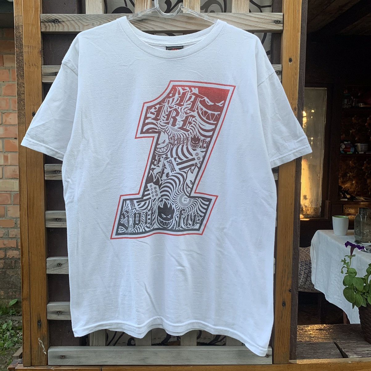 Spitfire Spitfire Wheels Number One 1Vintage Skateboard T-Shirt Size US M / EU 48-50 / 2 - 1 Thumbnail