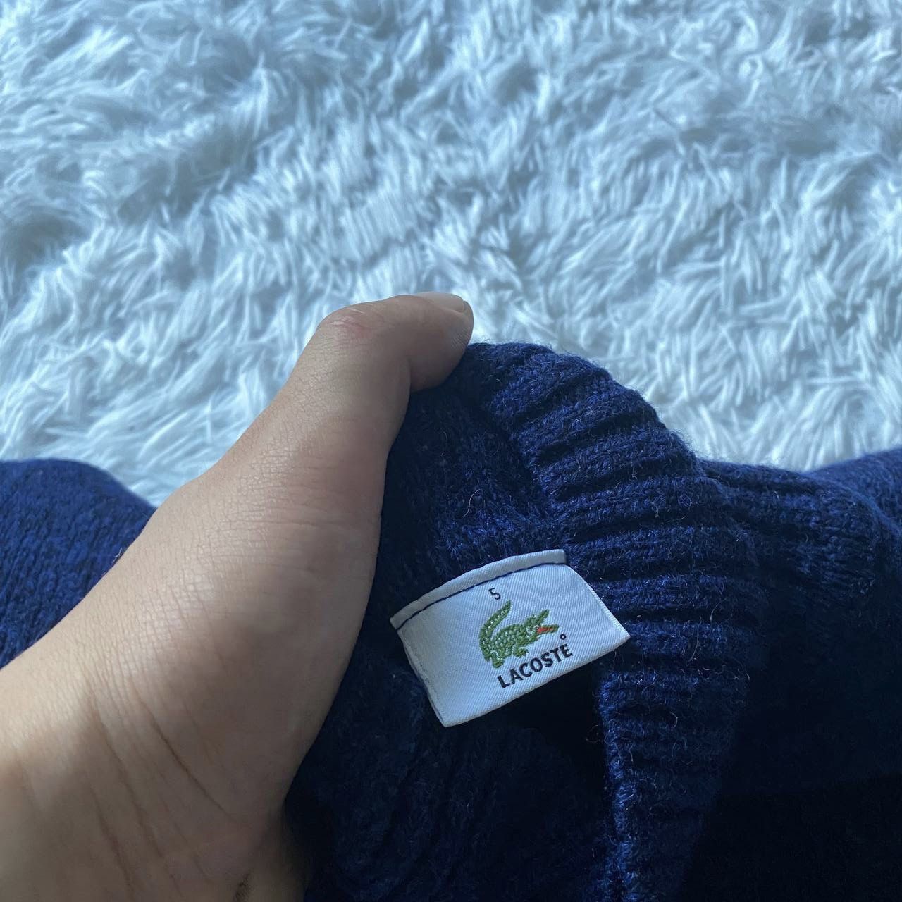 Lacoste Vintage 90s Lacoste Wool Sweater Size US S / EU 44-46 / 1 - 6 Thumbnail