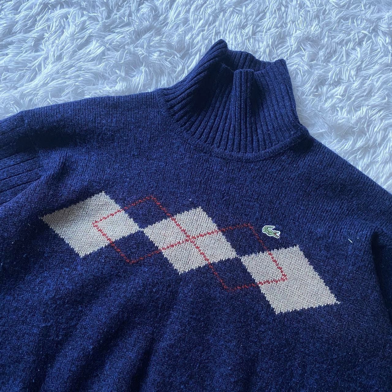 Lacoste Vintage 90s Lacoste Wool Sweater Size US S / EU 44-46 / 1 - 3 Thumbnail