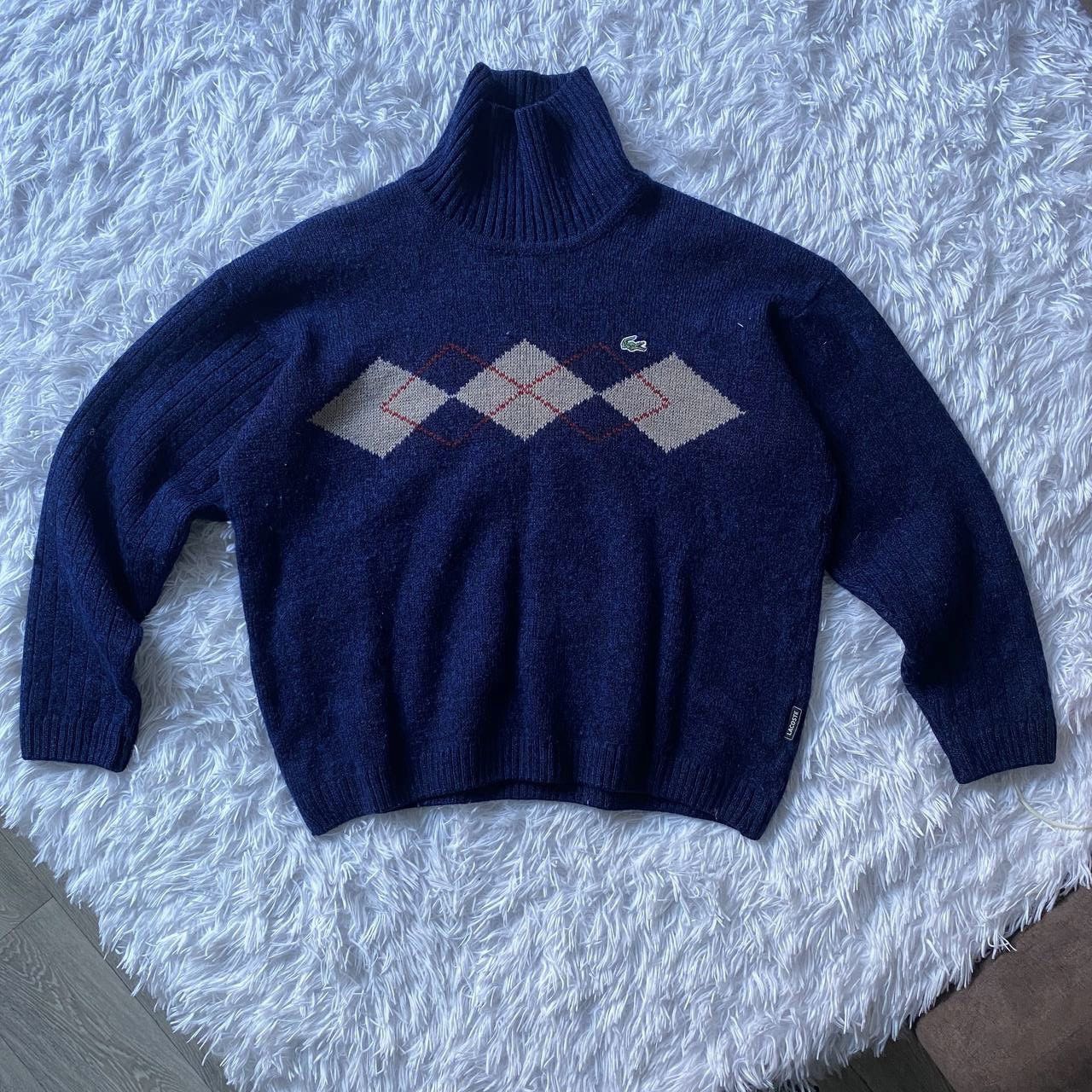 Lacoste Vintage 90s Lacoste Wool Sweater Size US S / EU 44-46 / 1 - 2 Thumbnail