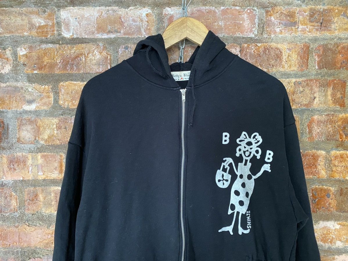 20471120 × Angel Blue × Hysteric Glamour 90s Betty Blue Shinji Abe shadow puppet velvet print Ls Size US M / EU 48-50 / 2 - 7 Thumbnail