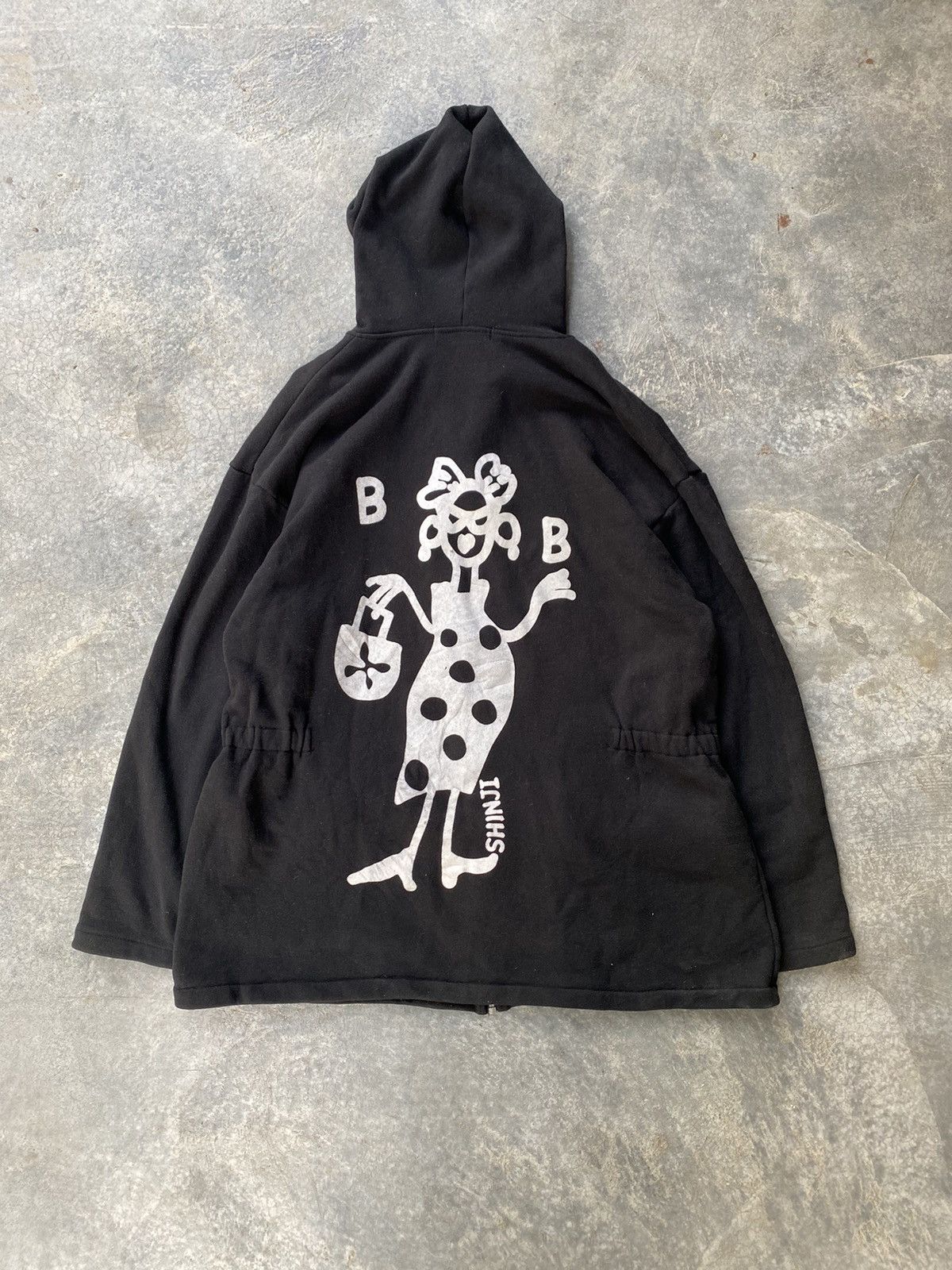 20471120 × Angel Blue × Hysteric Glamour 90s Betty Blue Shinji Abe shadow puppet velvet print Ls Size US M / EU 48-50 / 2 - 2 Thumbnail