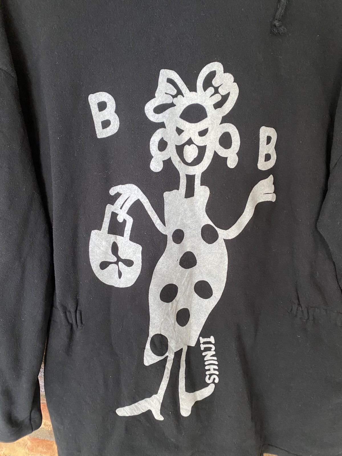 20471120 × Angel Blue × Hysteric Glamour 90s Betty Blue Shinji Abe shadow puppet velvet print Ls Size US M / EU 48-50 / 2 - 4 Thumbnail