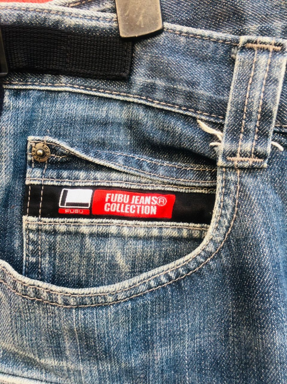 Fubu × Japanese Brand Vintage Fubu The Collection Hip Hop Designer Fashion Size US 33 - 7 Thumbnail