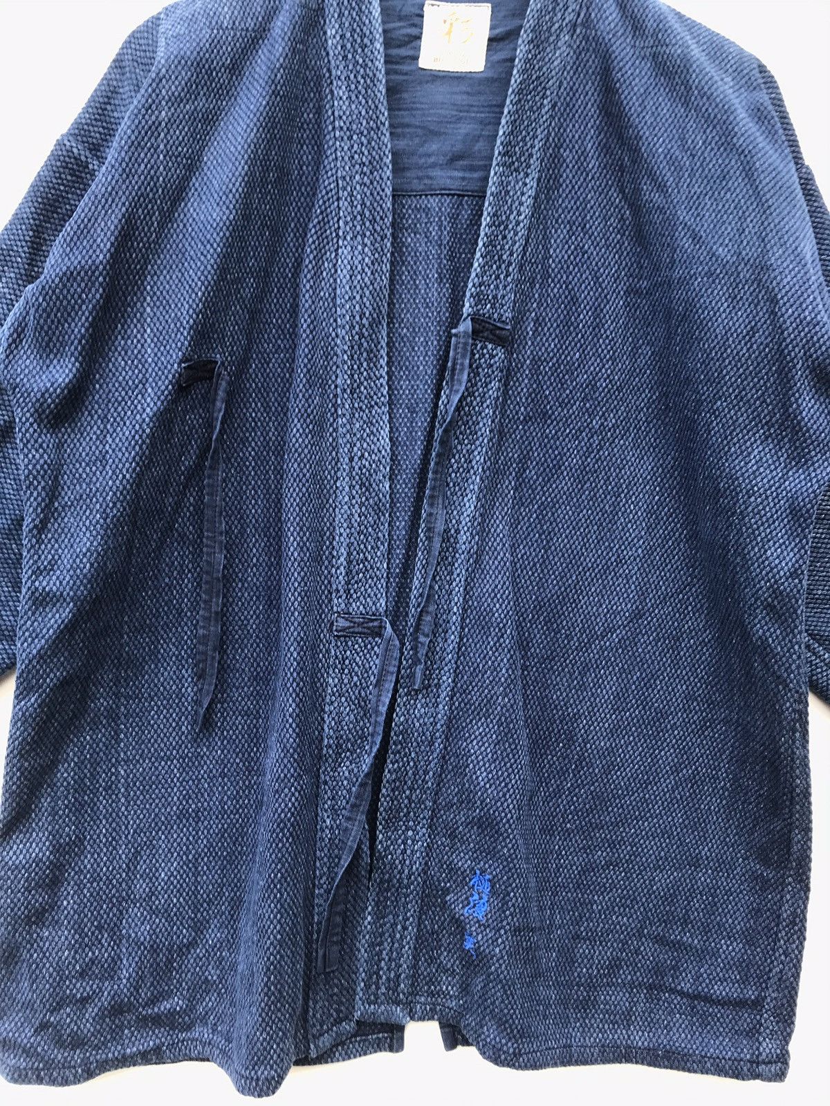 Indigo Vintage kimono kendo sashiko blue indigo noragi jacket Size US M / EU 48-50 / 2 - 4 Thumbnail