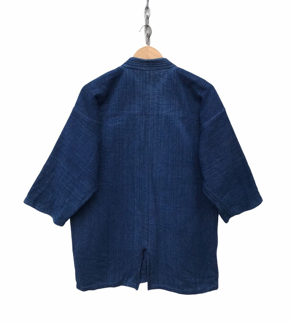 Indigo Vintage kimono kendo sashiko blue indigo noragi jacket Size US M / EU 48-50 / 2 - 1 Thumbnail