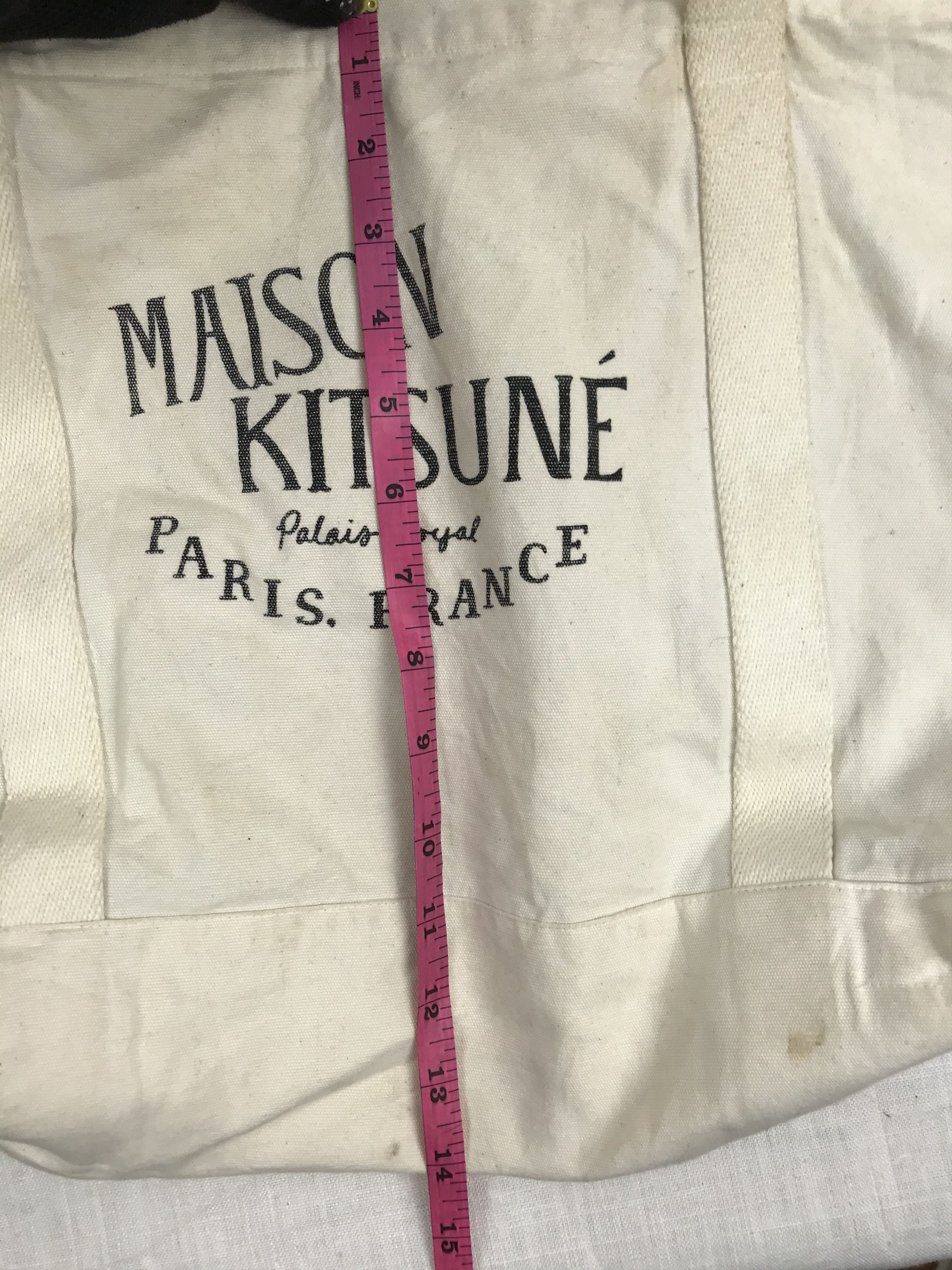 Maison Kitsune Maison Kitsune Tote Bag Size ONE SIZE - 5 Thumbnail
