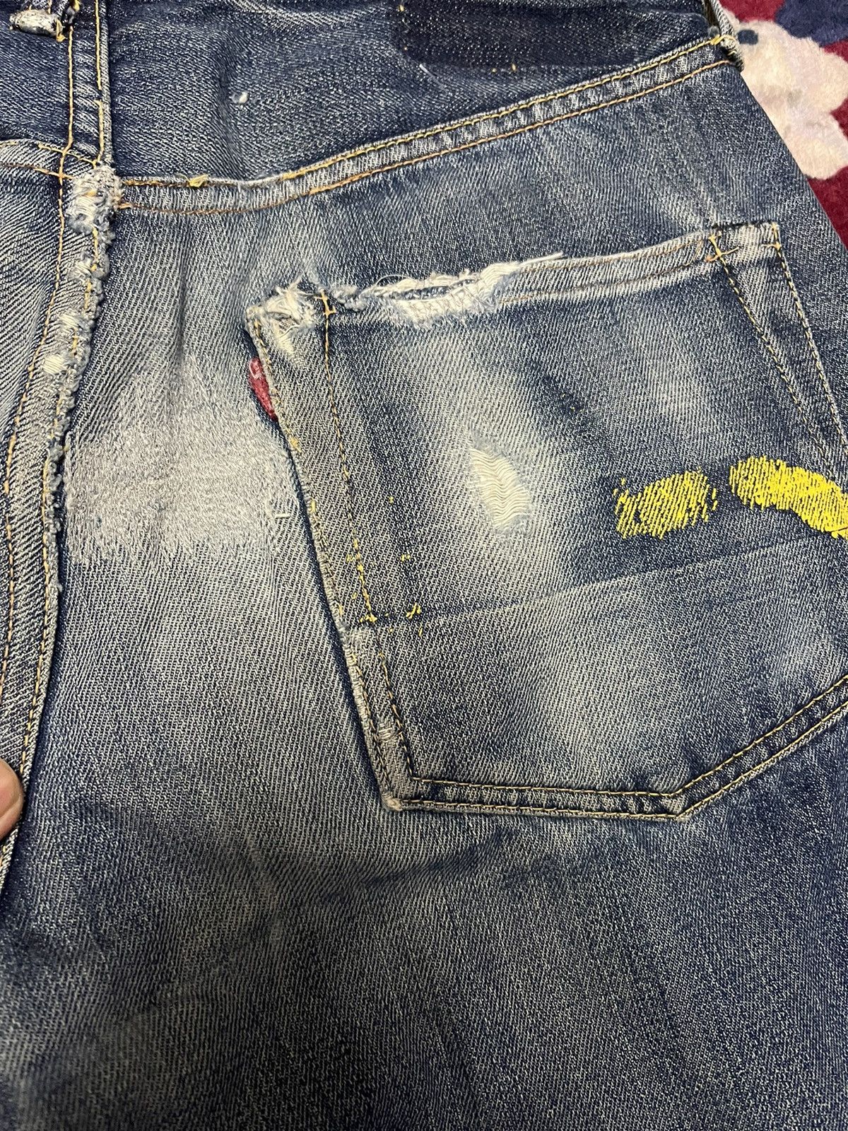 Evisu Yamane selevedge jeans distressed Size US 30 / EU 46 - 9 Thumbnail