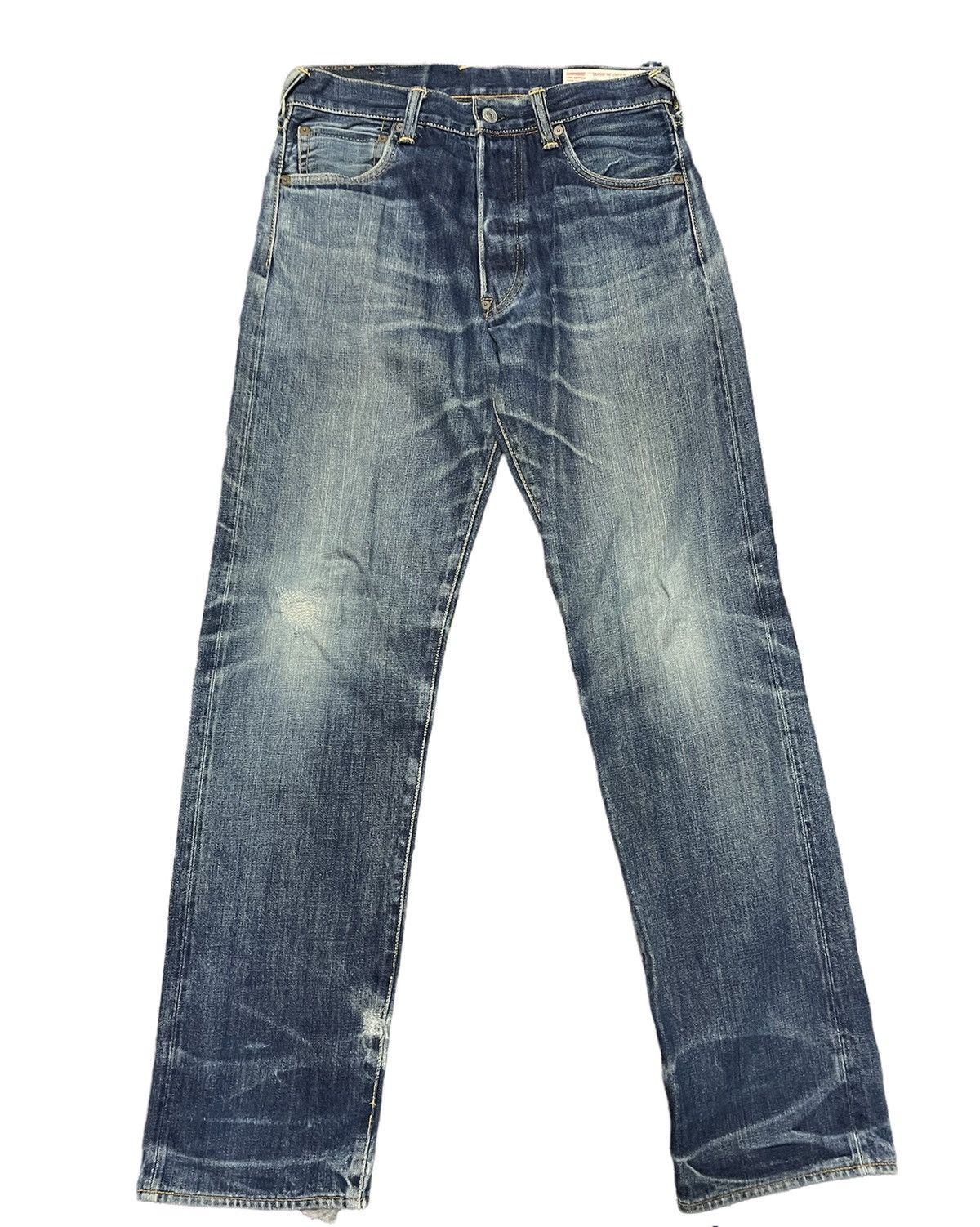 Evisu Yamane selevedge jeans distressed Size US 30 / EU 46 - 2 Thumbnail