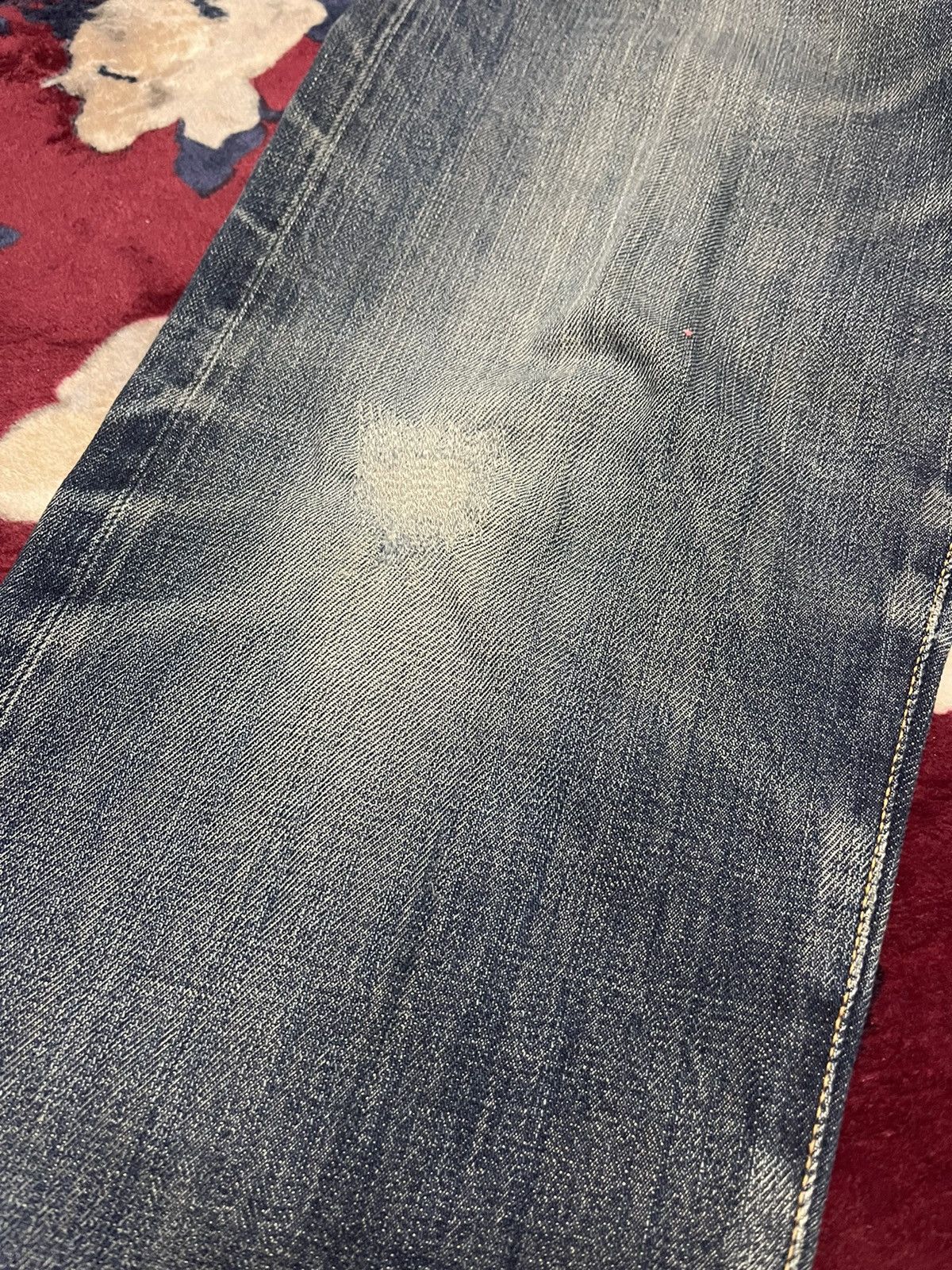 Evisu Yamane selevedge jeans distressed Size US 30 / EU 46 - 7 Thumbnail
