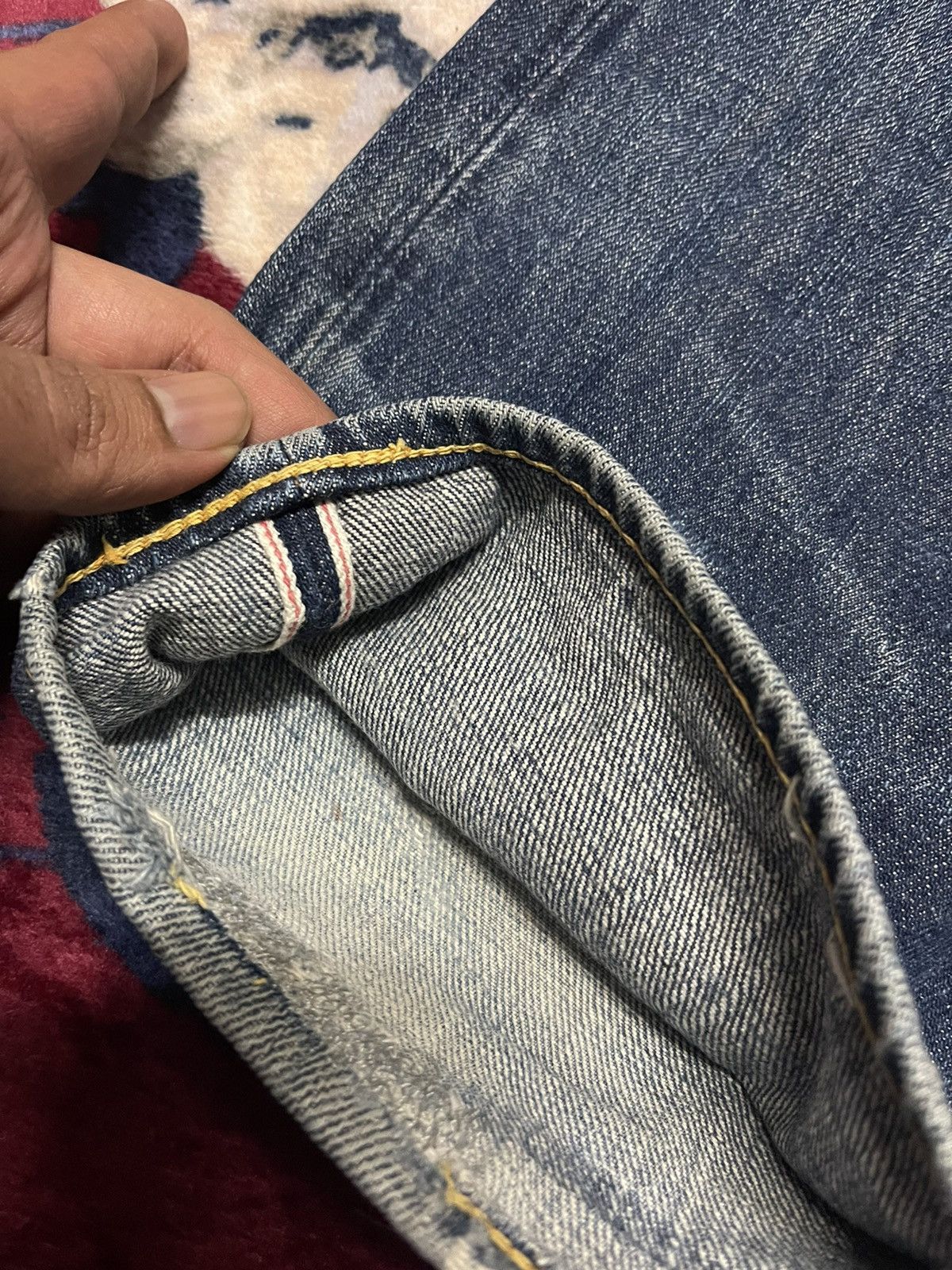 Evisu Yamane selevedge jeans distressed Size US 30 / EU 46 - 8 Thumbnail