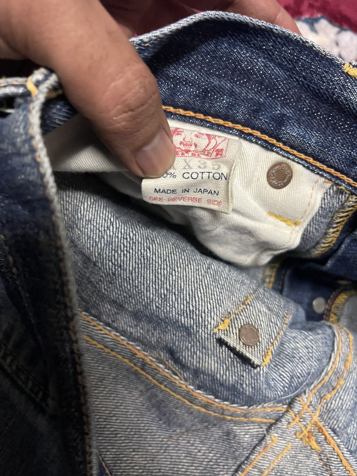 Evisu Yamane selevedge jeans distressed Size US 30 / EU 46 - 4 Thumbnail