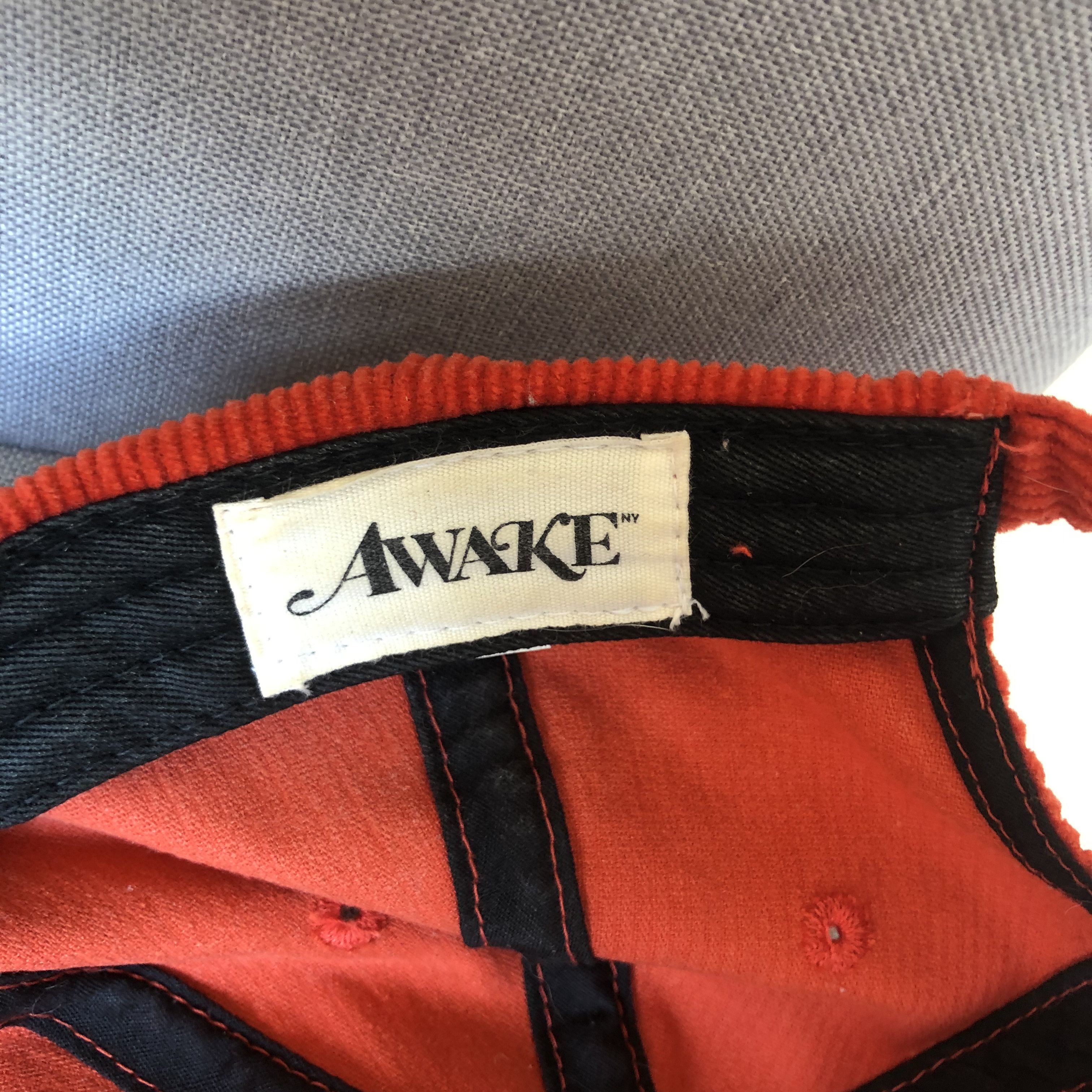 Awake NY Awake Corduroy Logo Hat Size ONE SIZE - 4 Thumbnail