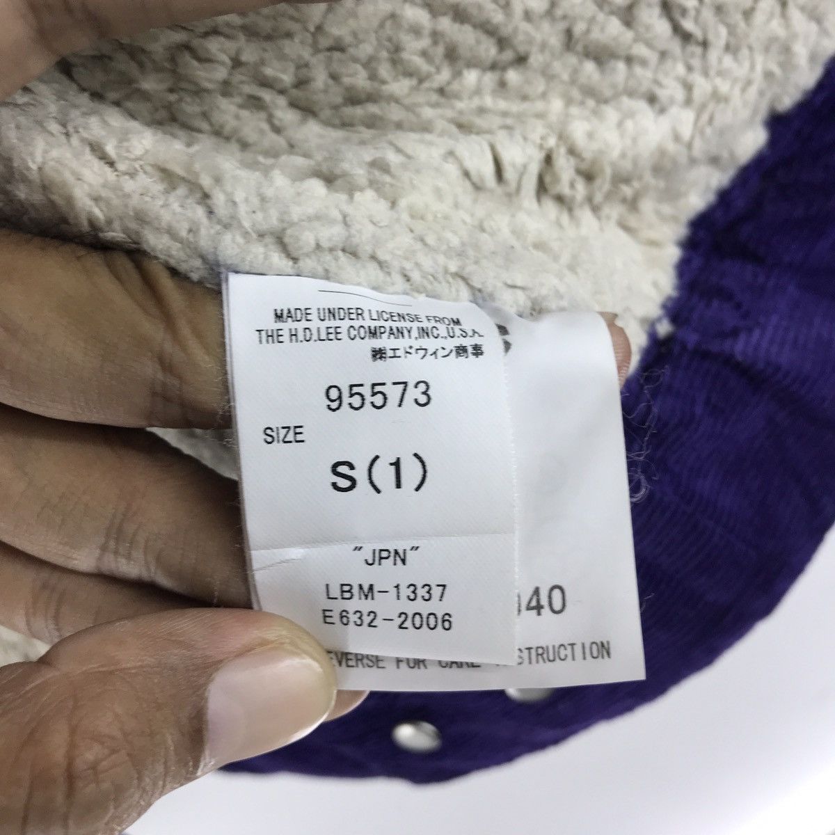 Lee × Number (N)ine LEE STORM RIDER X SOE CORDUROY SHERPA LINNED TRUCKER JACKET Size US S / EU 44-46 / 1 - 23 Thumbnail