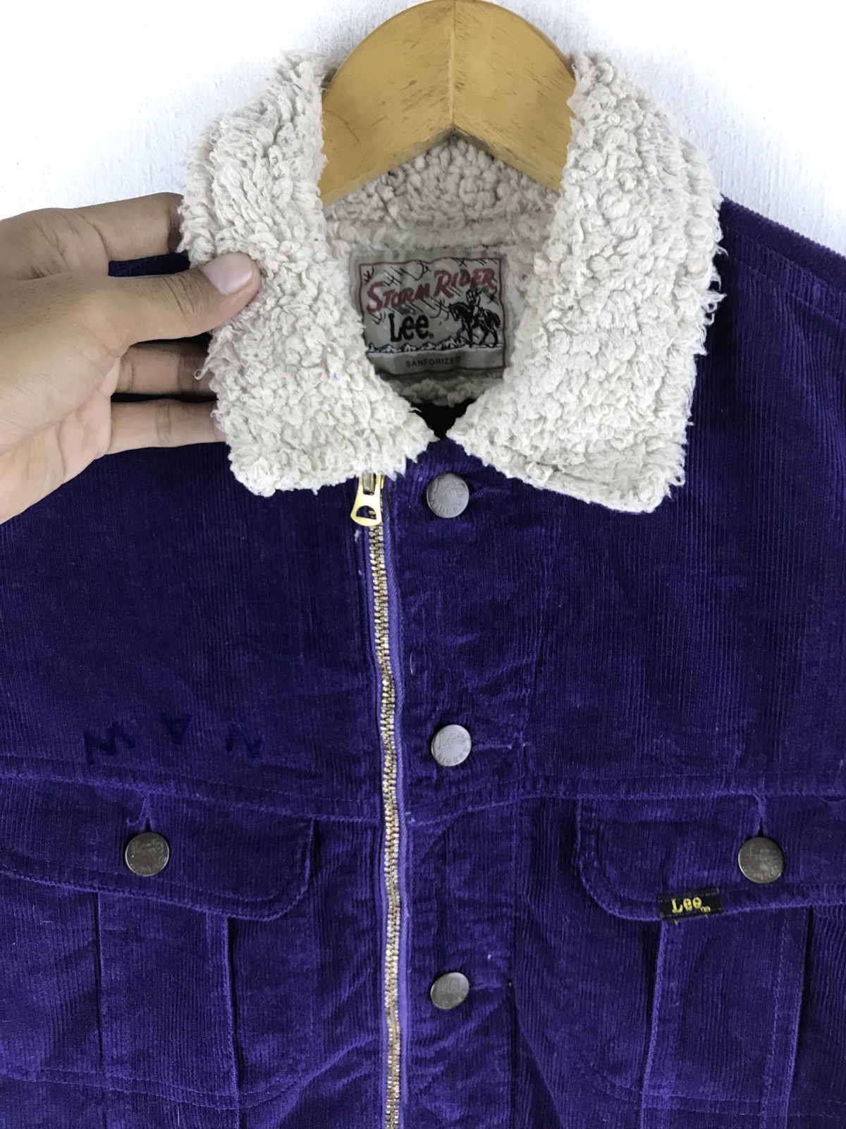 Lee × Number (N)ine LEE STORM RIDER X SOE CORDUROY SHERPA LINNED TRUCKER JACKET Size US S / EU 44-46 / 1 - 15 Thumbnail
