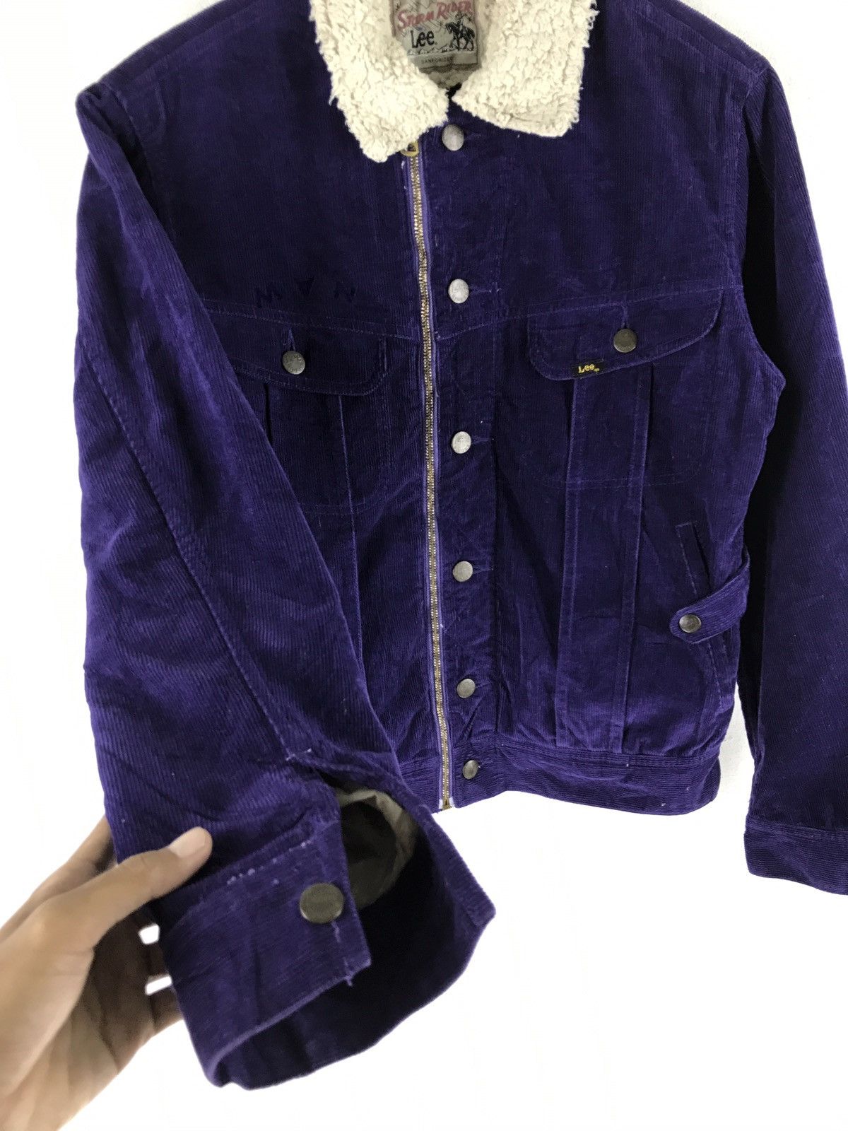 Lee × Number (N)ine LEE STORM RIDER X SOE CORDUROY SHERPA LINNED TRUCKER JACKET Size US S / EU 44-46 / 1 - 14 Thumbnail
