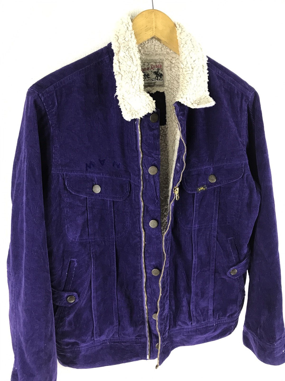 Lee × Number (N)ine LEE STORM RIDER X SOE CORDUROY SHERPA LINNED TRUCKER JACKET Size US S / EU 44-46 / 1 - 18 Thumbnail