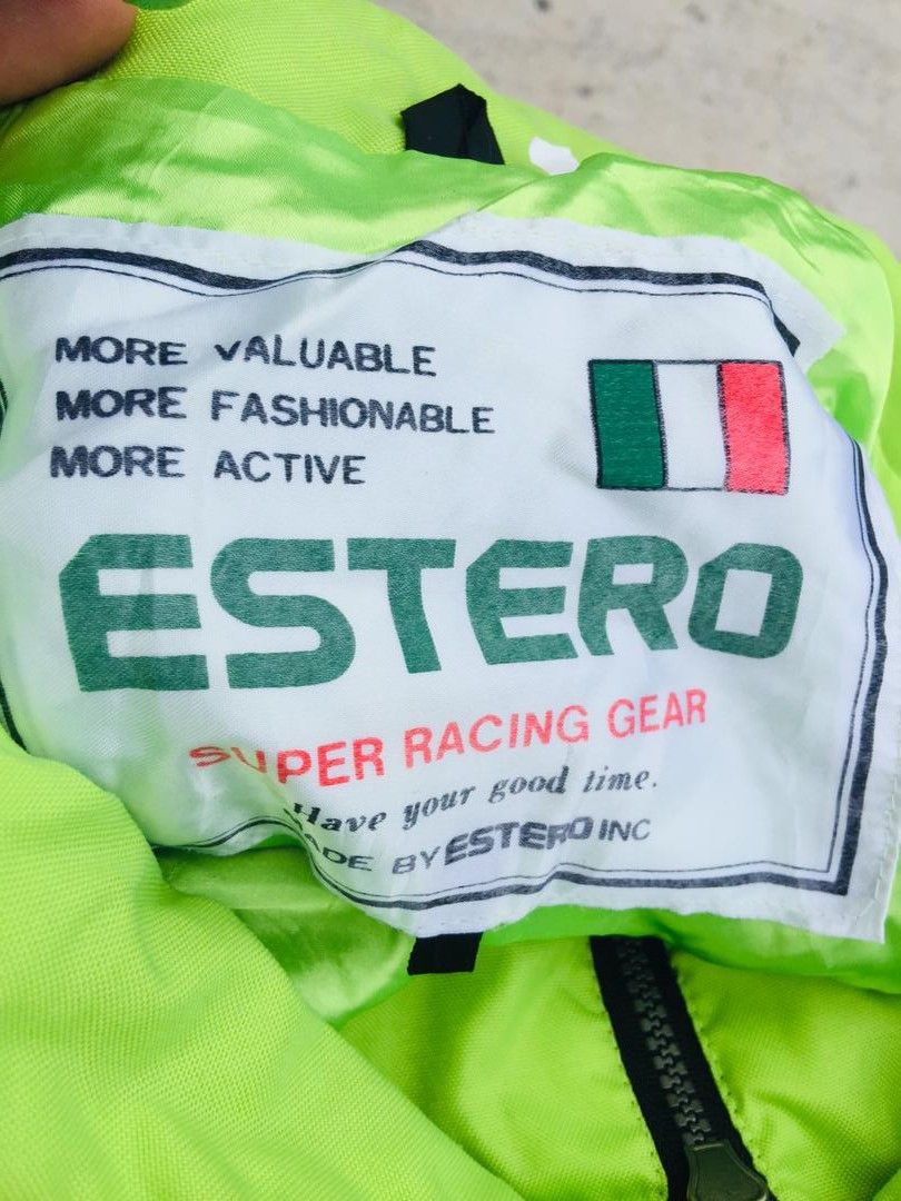Japanese Brand Vintage Estero Racing Motorsport Fashion Style Size US 32 / EU 48 - 11 Thumbnail