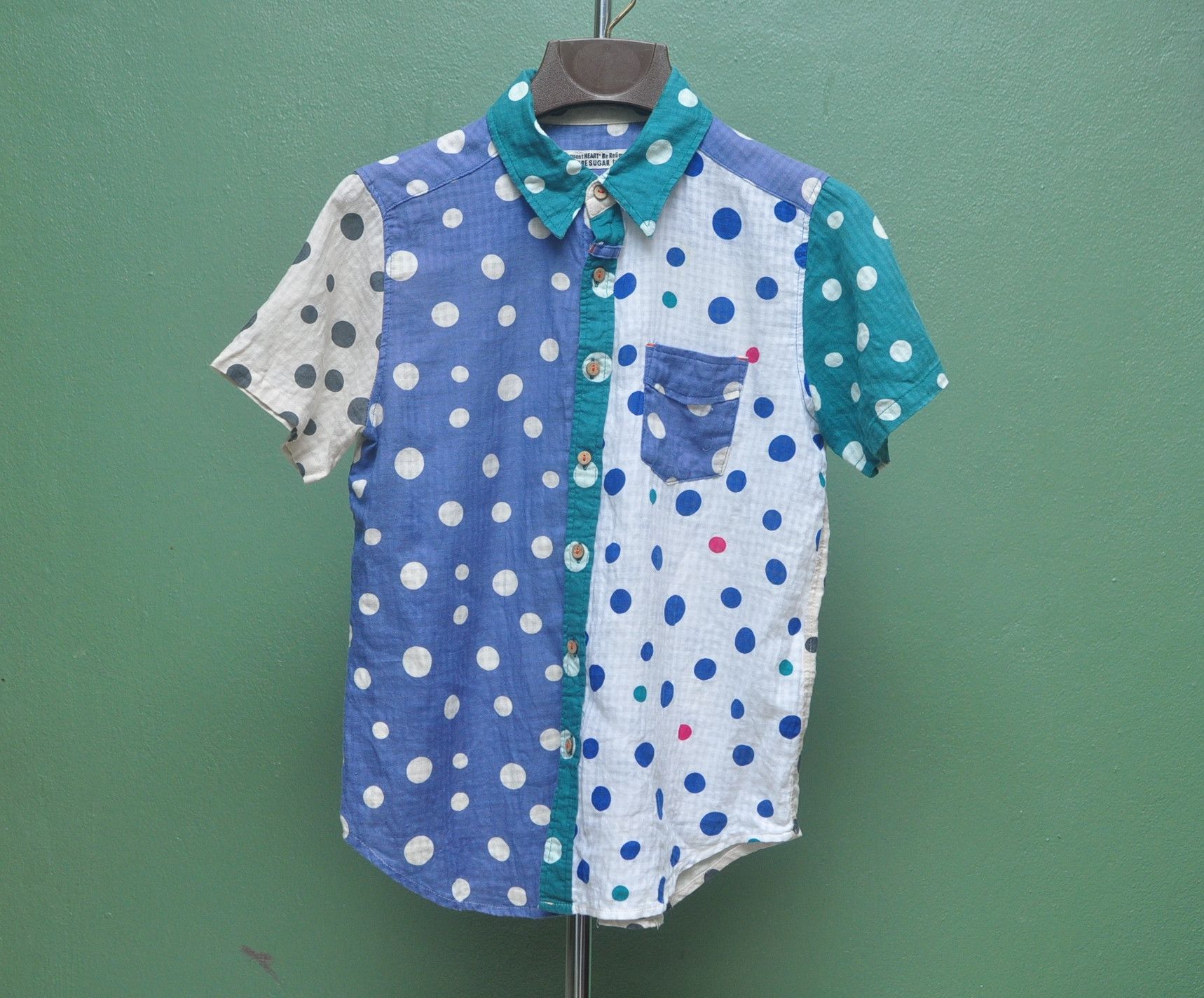 Japanese Brand × Vintage Vintage Multicolour Full Print Shirt Designer Fashion Style Size S / US 4 / IT 40 - 1 Thumbnail
