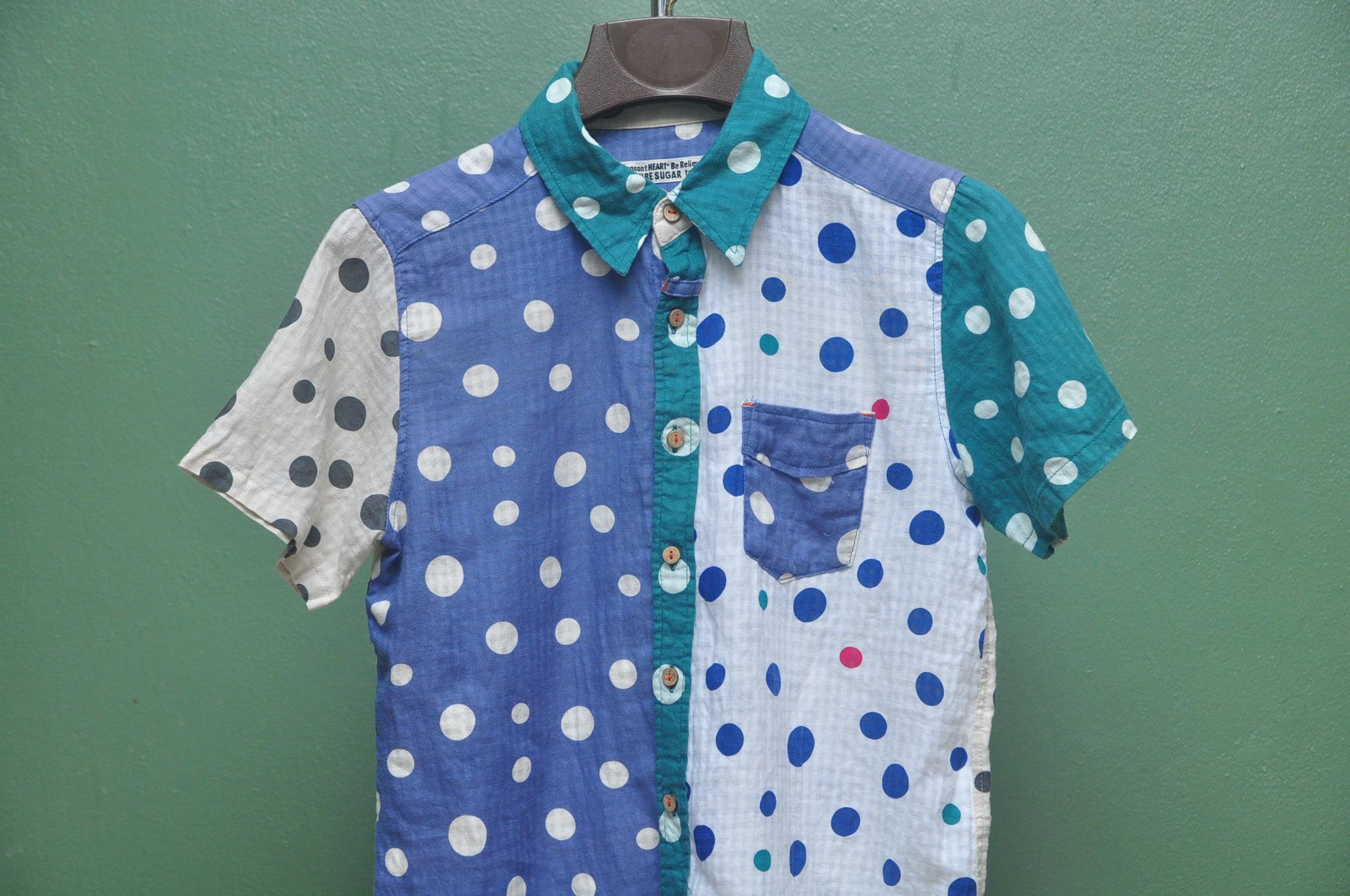 Japanese Brand × Vintage Vintage Multicolour Full Print Shirt Designer Fashion Style Size S / US 4 / IT 40 - 3 Thumbnail