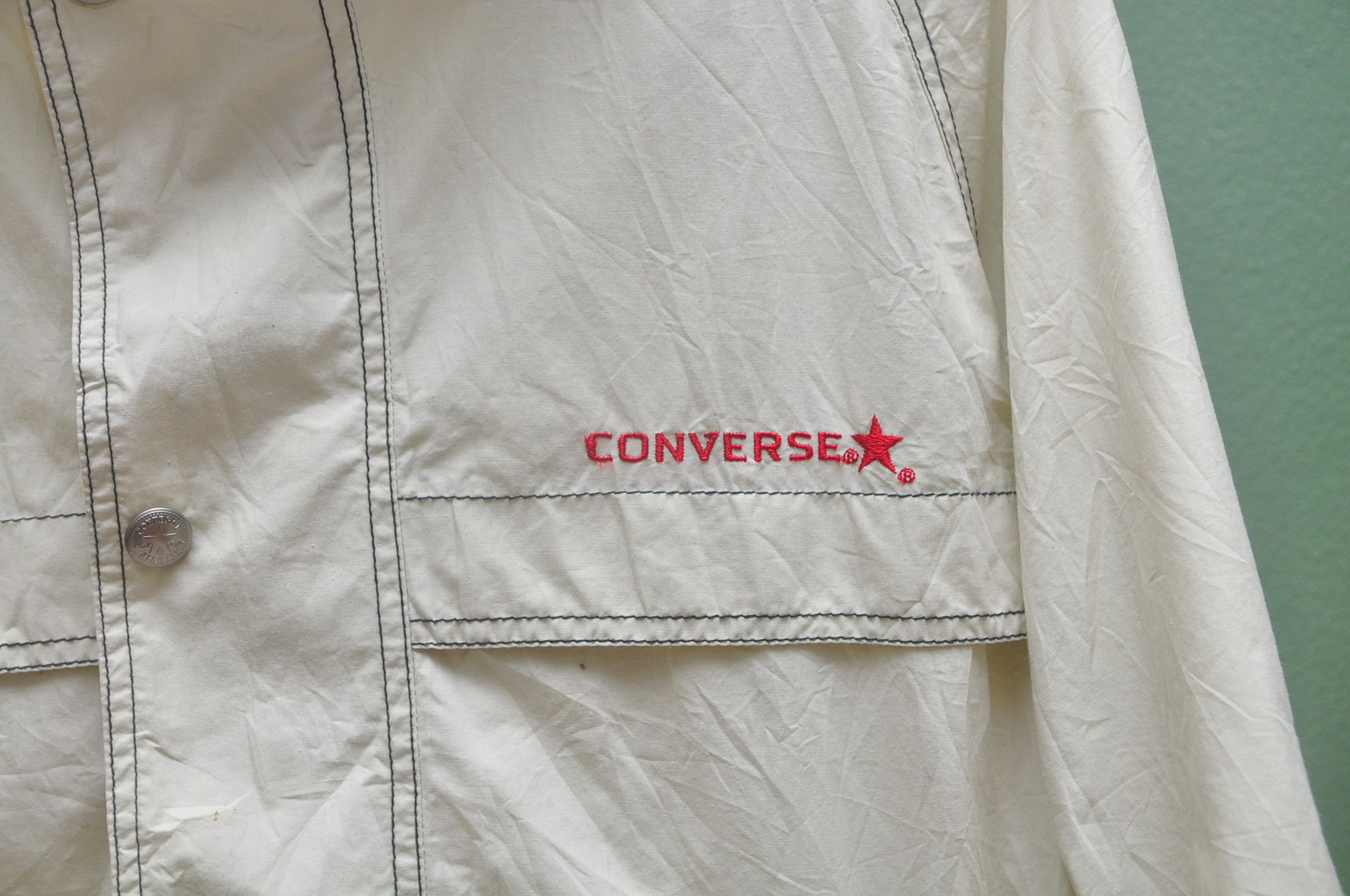 Converse × Designer × Japanese Brand Vintgae Converse Sweater Designer Fashion Style Size US M / EU 48-50 / 2 - 5 Thumbnail