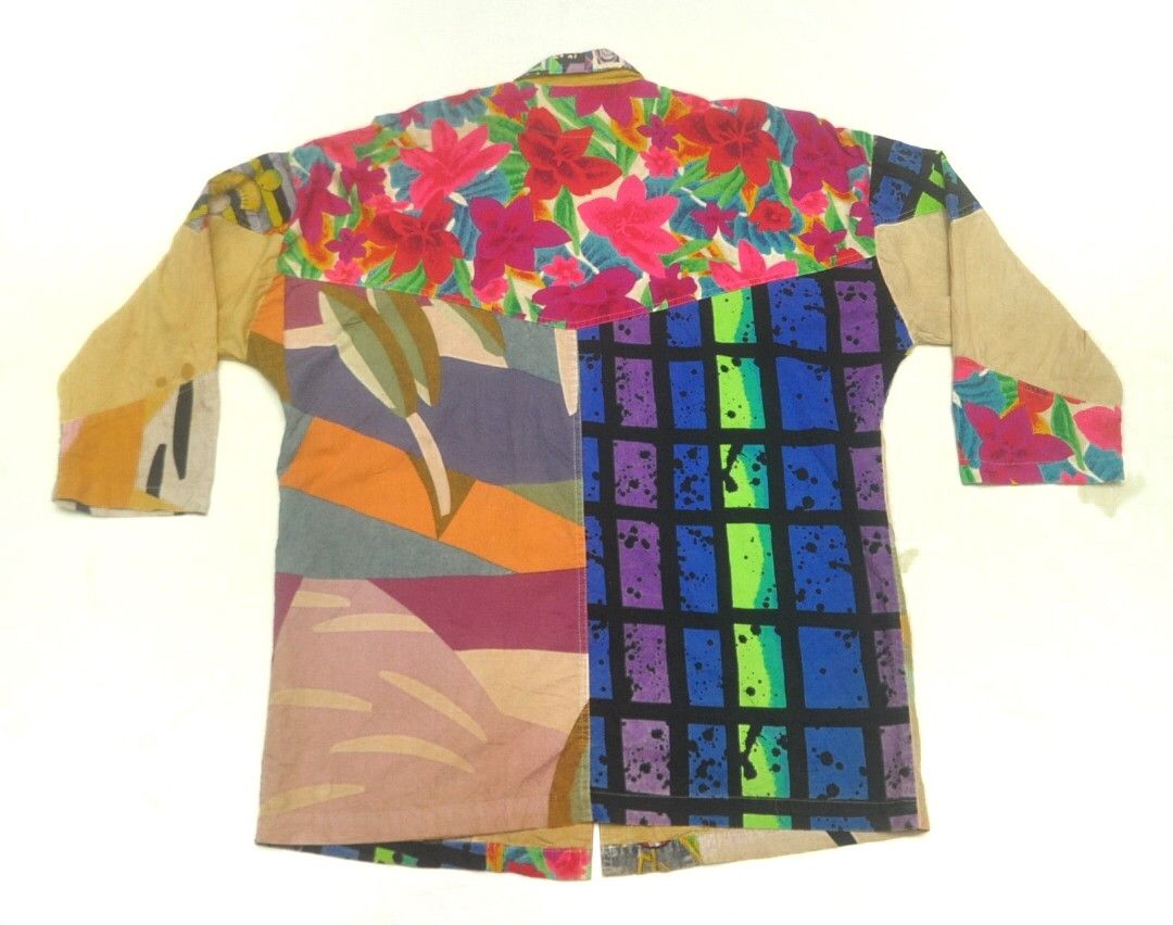 Designer × Japanese Brand Vintage Japanese Multicolour Colourful Blazer Jacket Size US XL / EU 56 / 4 - 3 Thumbnail