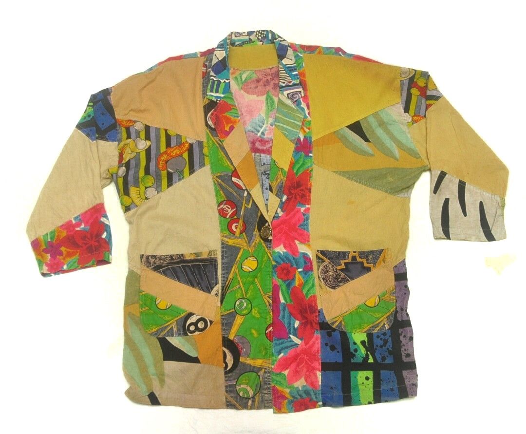 Designer × Japanese Brand Vintage Japanese Multicolour Colourful Blazer Jacket Size US XL / EU 56 / 4 - 1 Thumbnail