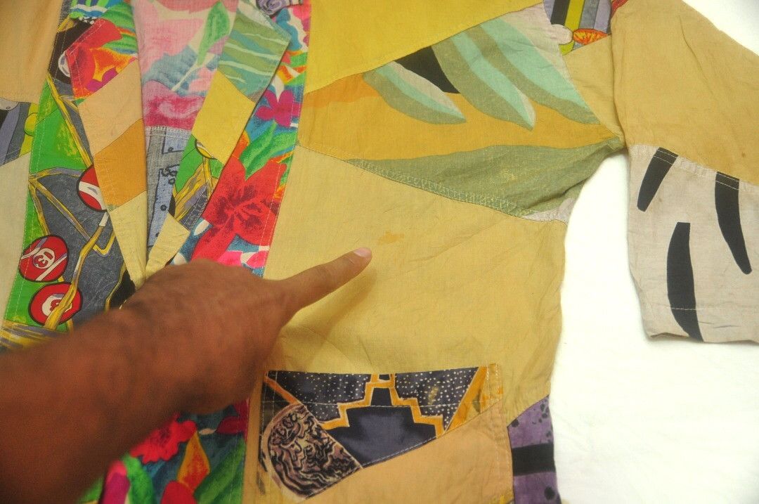 Designer × Japanese Brand Vintage Japanese Multicolour Colourful Blazer Jacket Size US XL / EU 56 / 4 - 5 Thumbnail