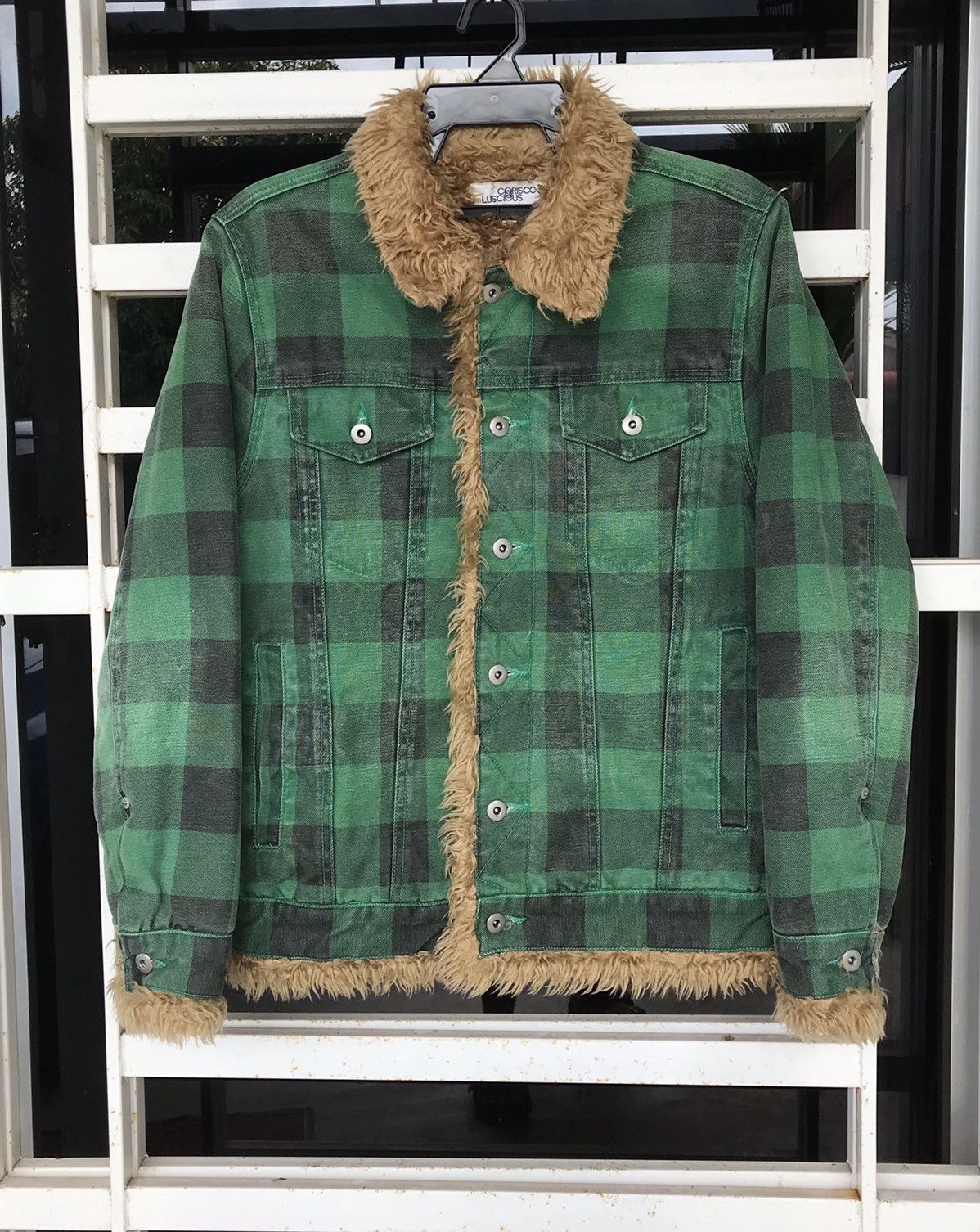 Japanese Brand Corisco Lucious Sherpa Jacket Size US M / EU 48-50 / 2 - 1 Thumbnail