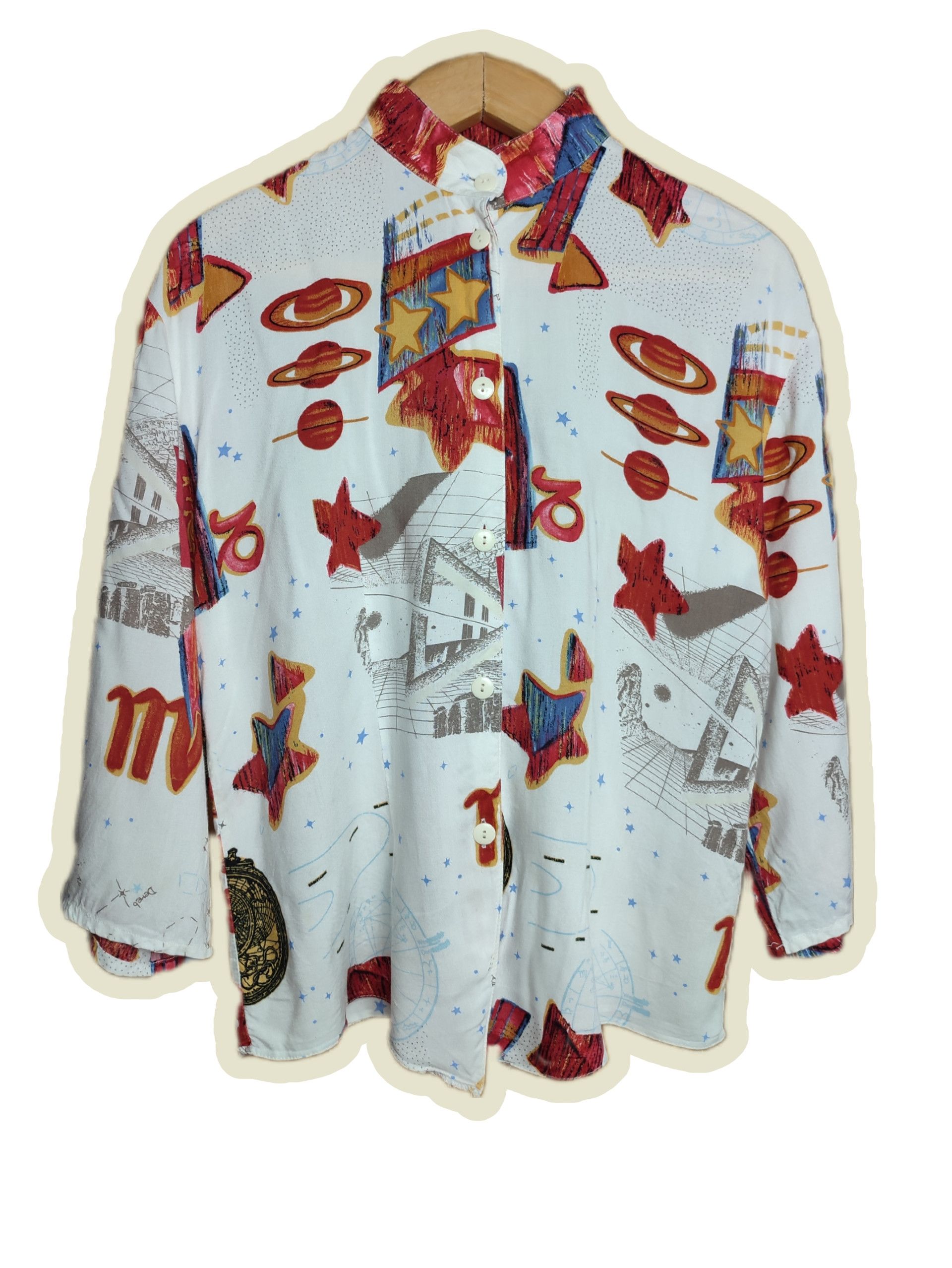 Vintage Vintage Space Universe Zodiac shirt Size M / US 6-8 / IT 42-44 - 1 Thumbnail