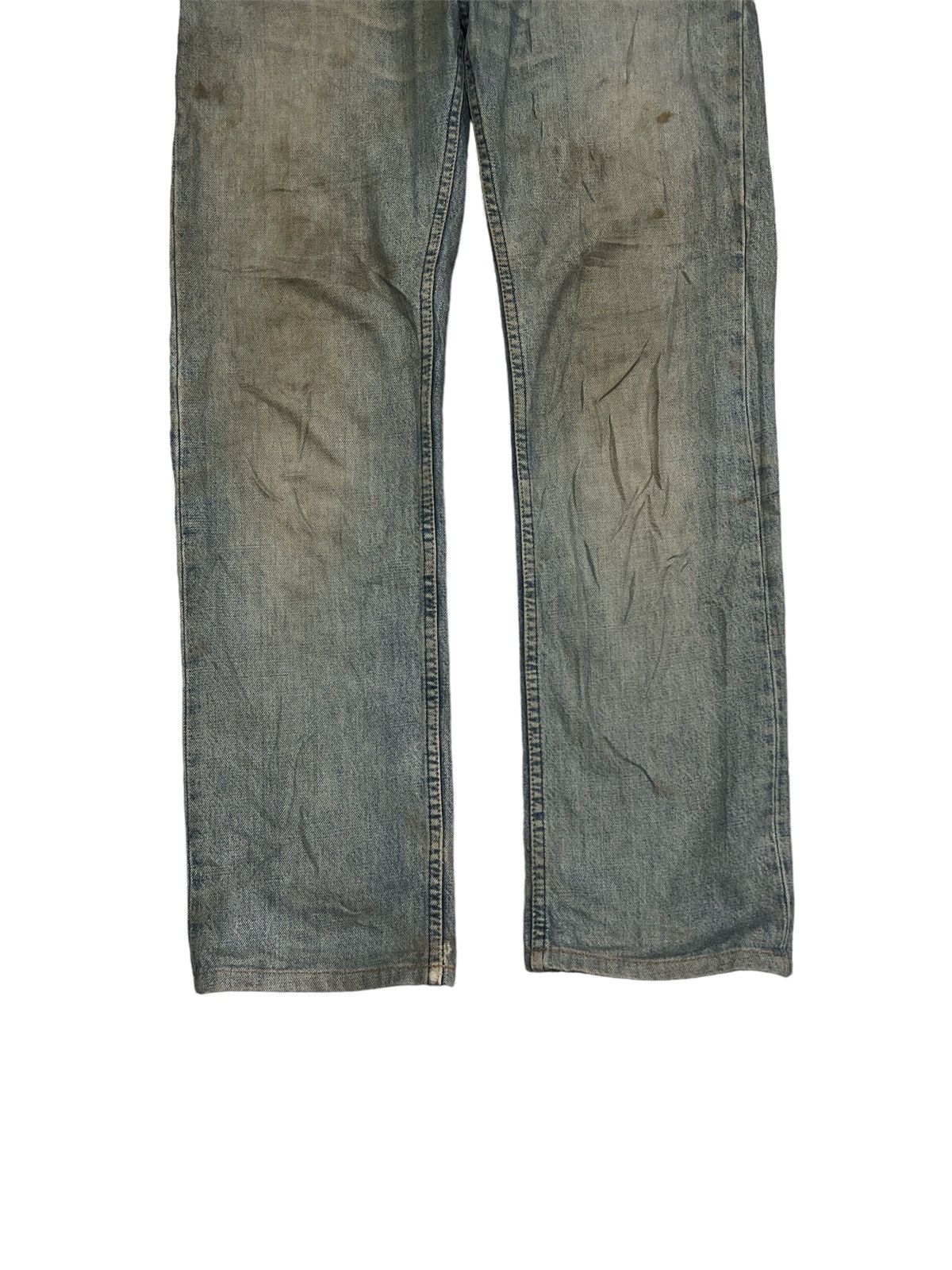 Helmut Lang THRASHED HELMUT LANG DISTRESSED DENIM PANTS KURT KOBAIN Size US 31 - 4 Thumbnail