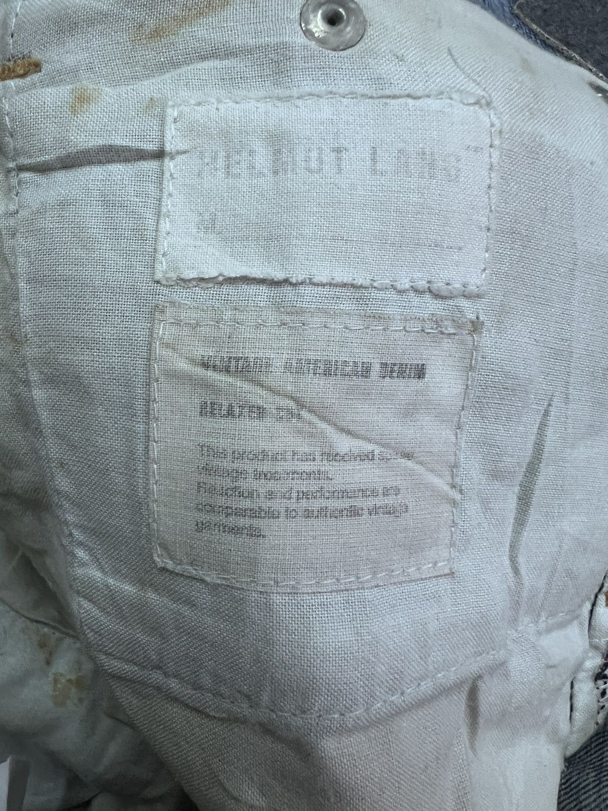 Helmut Lang THRASHED HELMUT LANG DISTRESSED DENIM PANTS KURT KOBAIN Size US 31 - 9 Thumbnail