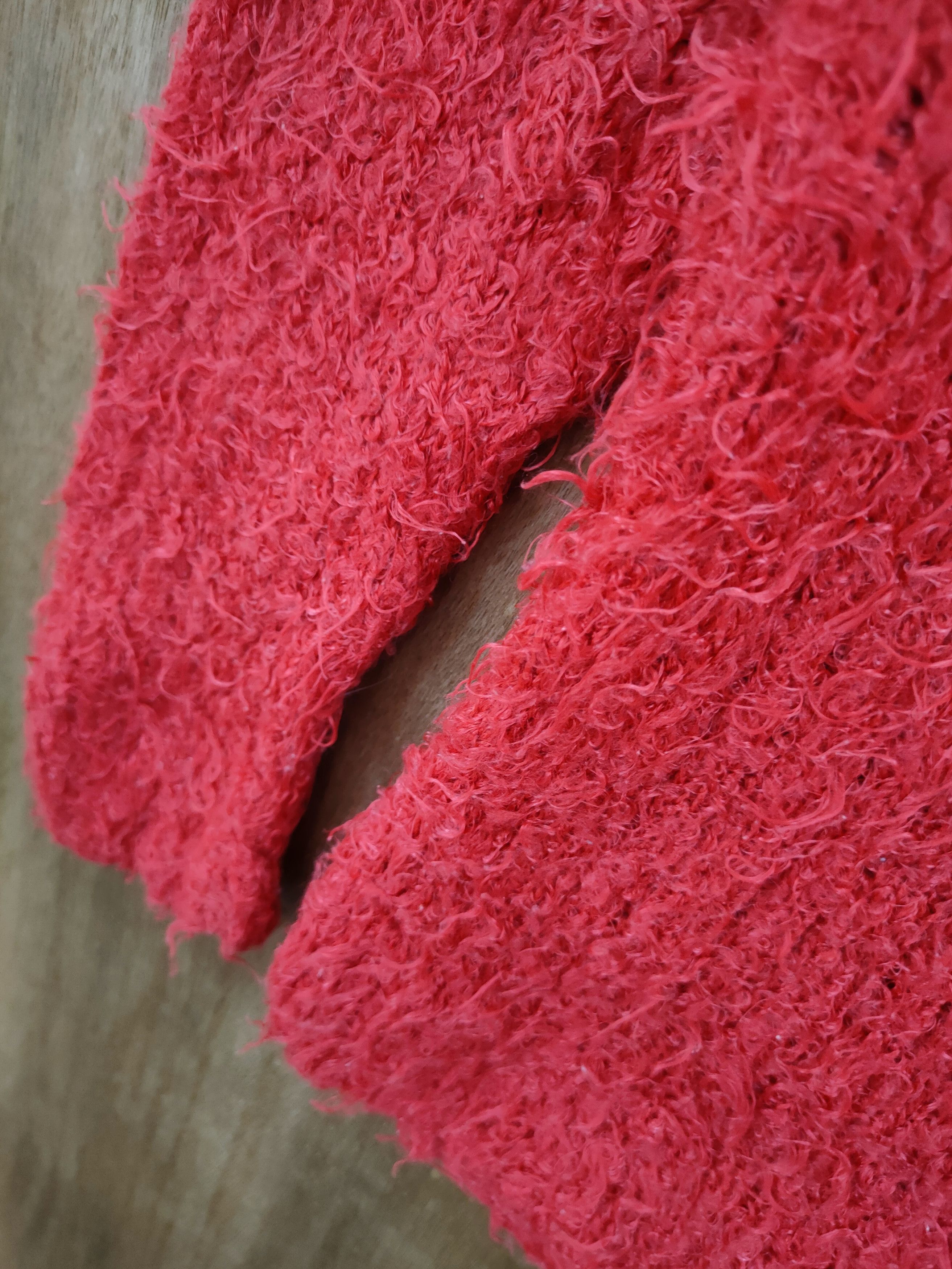 Homespun Knitwear D Chocol Rafine Red Shag shaggy mohair fur knitwear #46-912 Size S / US 4 / IT 40 - 6 Thumbnail