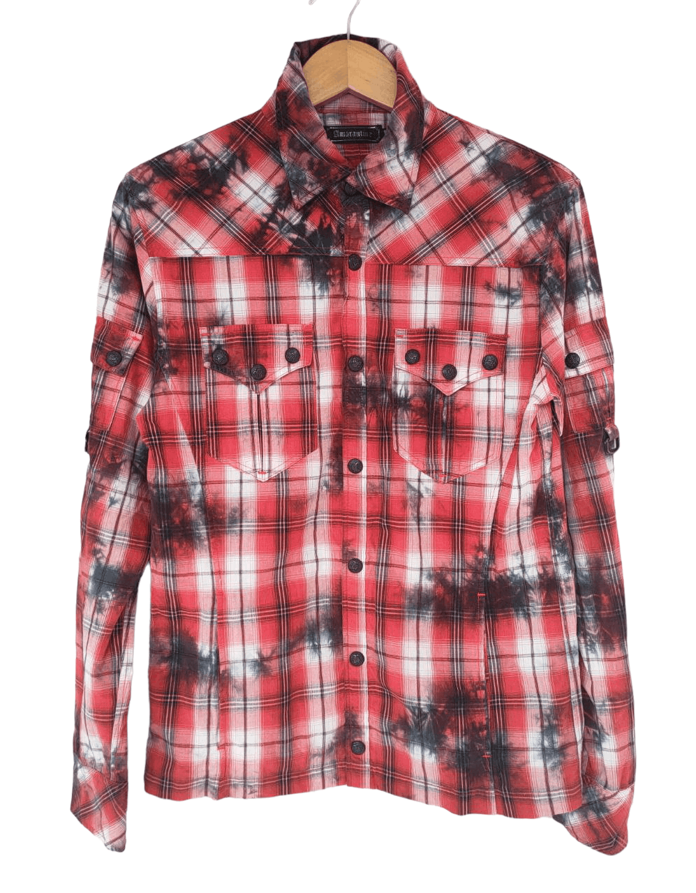 image of Beauty Beast x Flannel Japanese Punk Flannel in Red, Women's (Size Small)