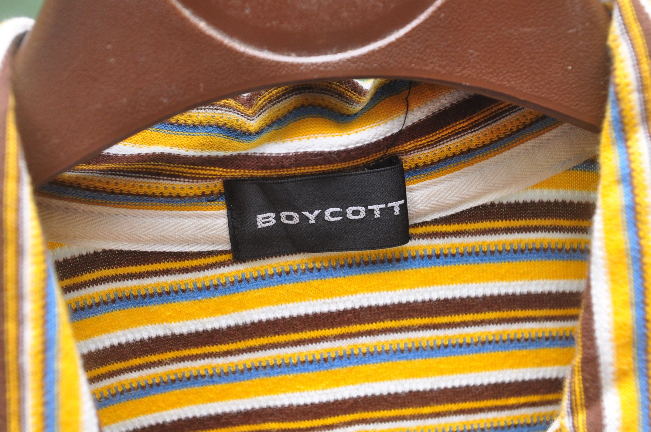 Japanese Brand × Vintage Boycott Line Stripes Made In Japan Shirt Size US M / EU 48-50 / 2 - 4 Thumbnail