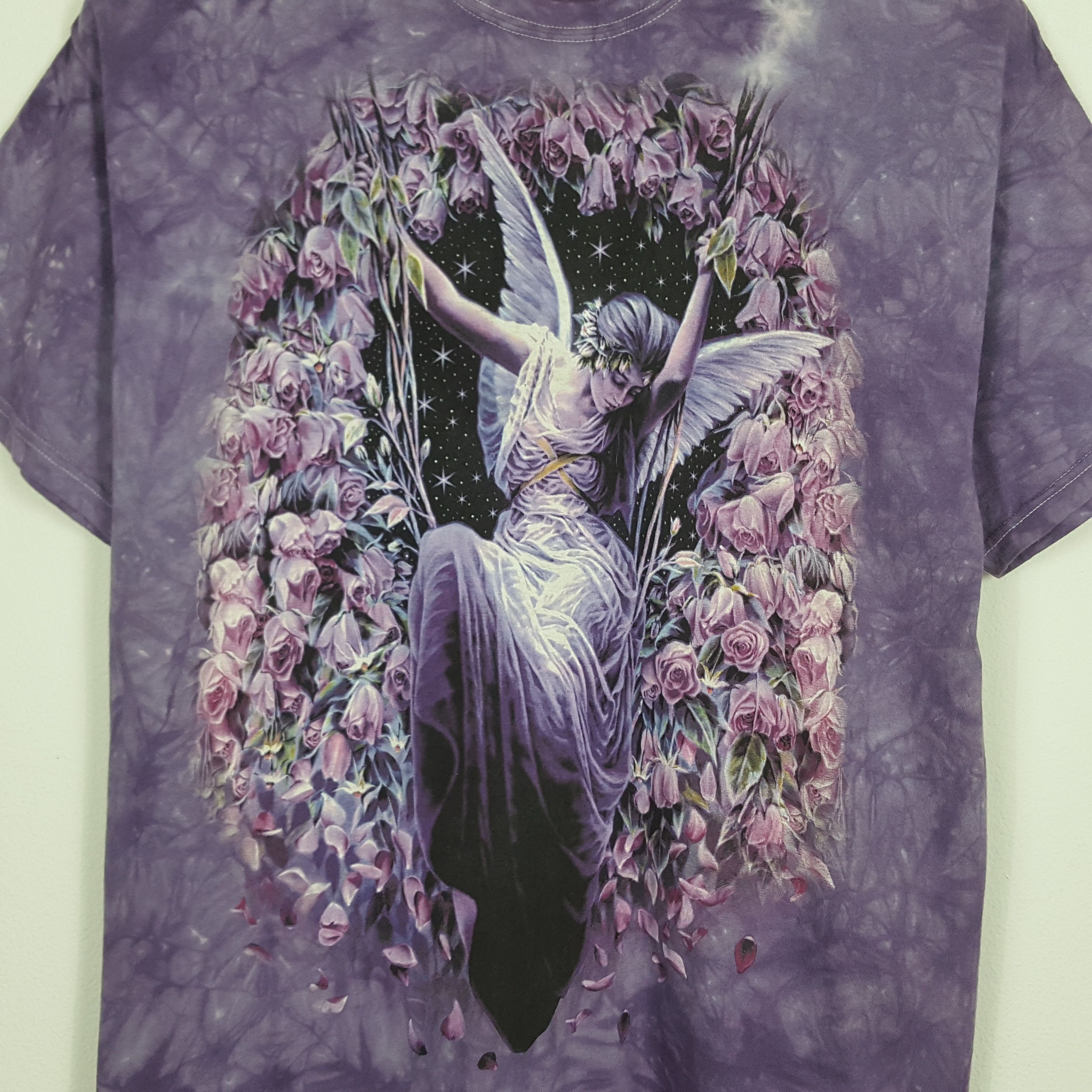 Vintage Vintage Angel art tie dye nice design t-shirt Size US XL / EU 56 / 4 - 3 Thumbnail