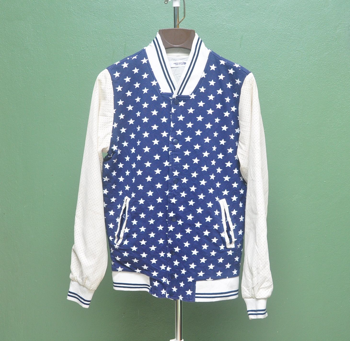 Comme des Garcons × Designer × Japanese Brand Junya Watanabe Comme Des Garcons Star Fullprint Sweater Size US M / EU 48-50 / 2 - 1 Thumbnail