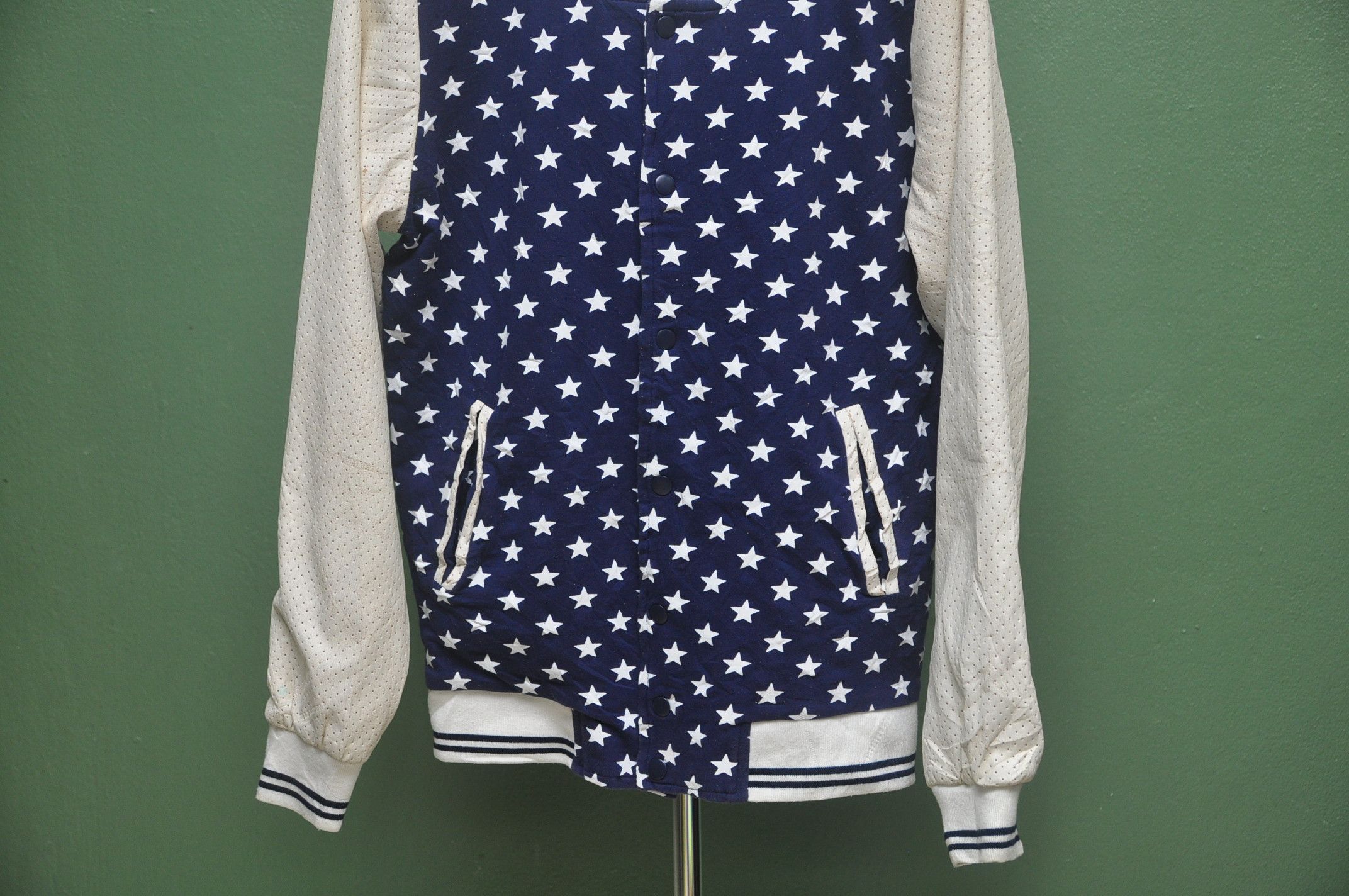 Comme des Garcons × Designer × Japanese Brand Junya Watanabe Comme Des Garcons Star Fullprint Sweater Size US M / EU 48-50 / 2 - 4 Thumbnail