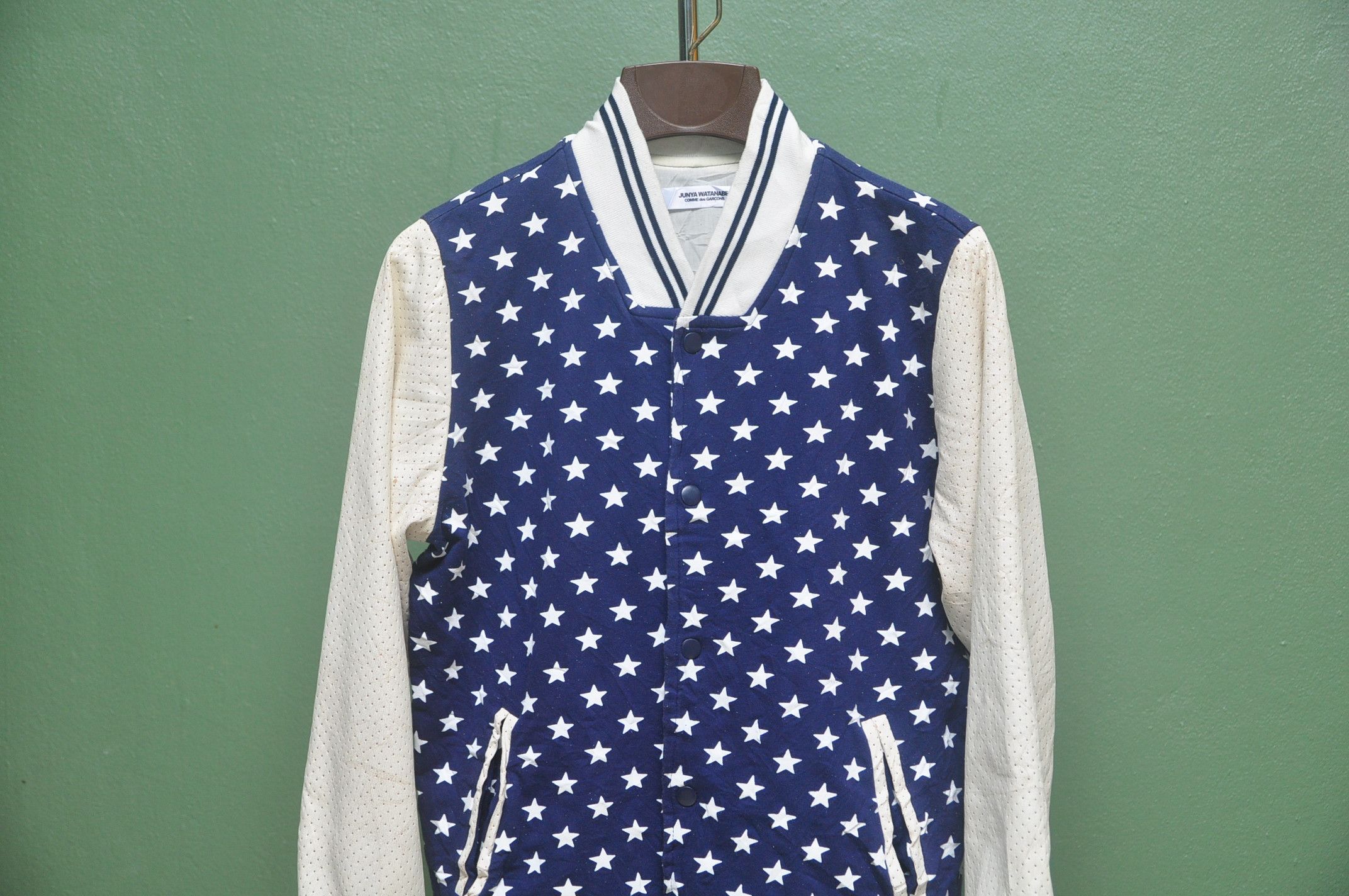 Comme des Garcons × Designer × Japanese Brand Junya Watanabe Comme Des Garcons Star Fullprint Sweater Size US M / EU 48-50 / 2 - 3 Thumbnail