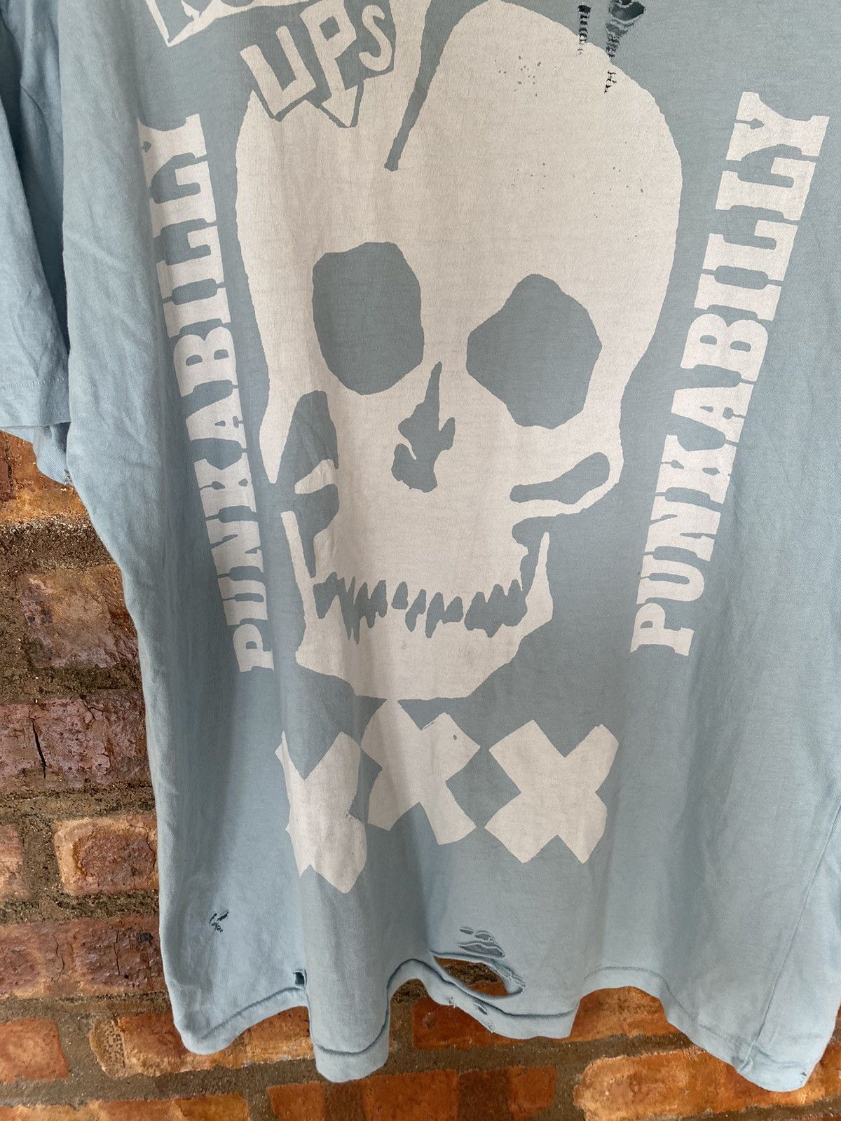 20471120 RNA Japan Distressed and destroy punk a billy Anarchy tee Size US M / EU 48-50 / 2 - 13 Thumbnail