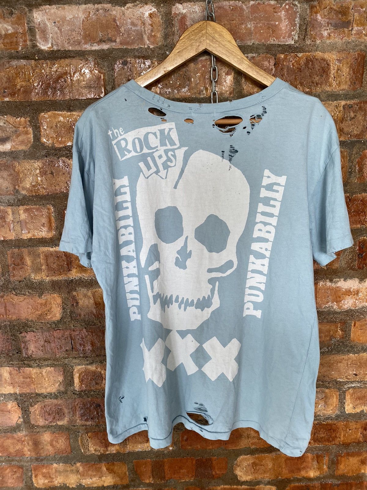 20471120 RNA Japan Distressed and destroy punk a billy Anarchy tee Size US M / EU 48-50 / 2 - 11 Thumbnail