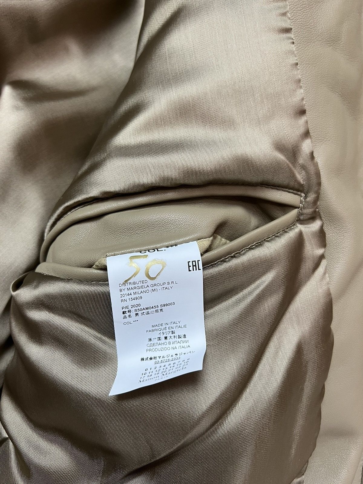 Maison Margiela Maison Margiela AW20 Sample Leather Utility Bomber Jacket Size US M / EU 48-50 / 2 - 10 Thumbnail