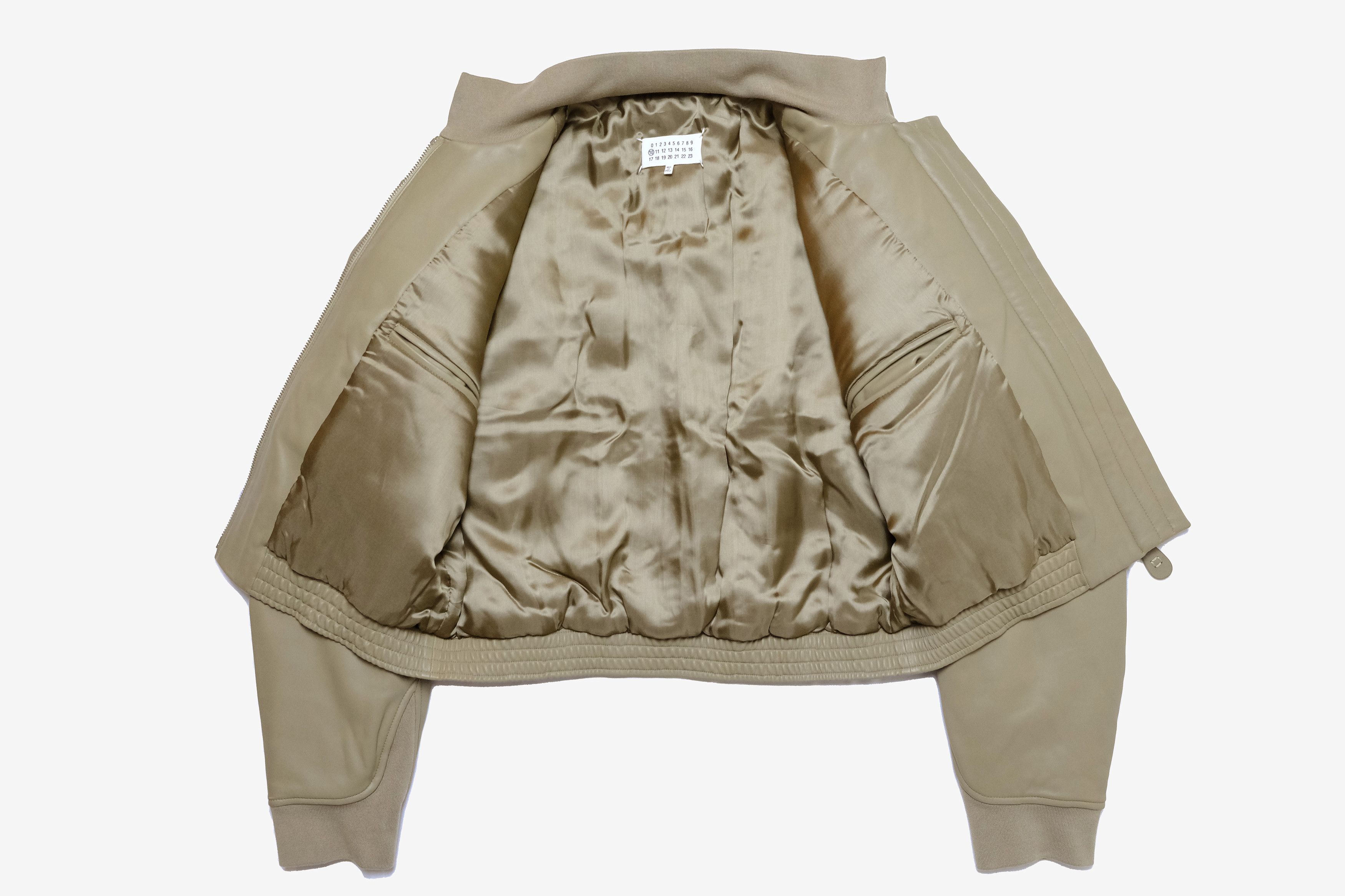 Maison Margiela Maison Margiela AW20 Sample Leather Utility Bomber Jacket Size US M / EU 48-50 / 2 - 6 Thumbnail