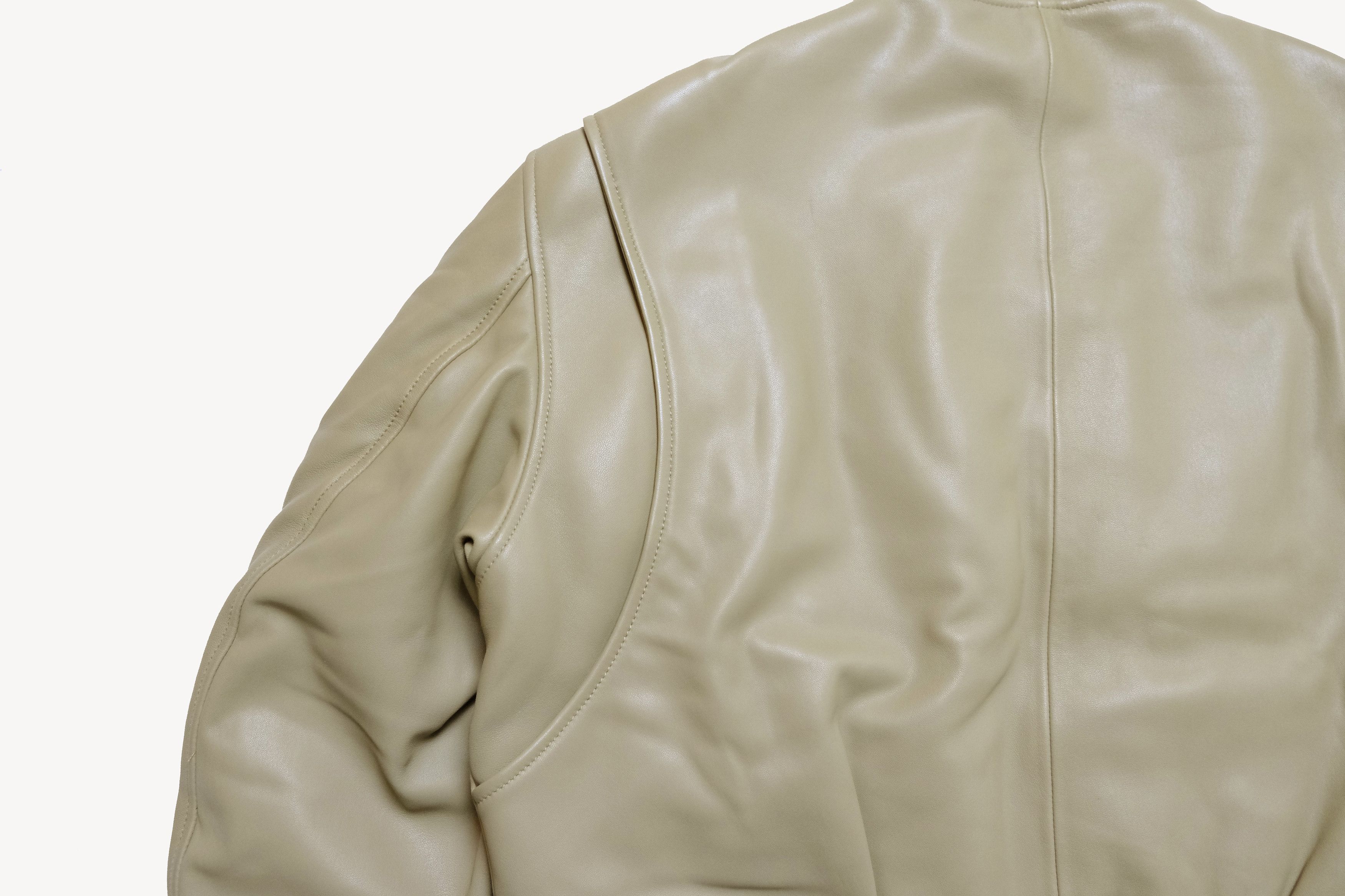 Maison Margiela Maison Margiela AW20 Sample Leather Utility Bomber Jacket Size US M / EU 48-50 / 2 - 8 Thumbnail
