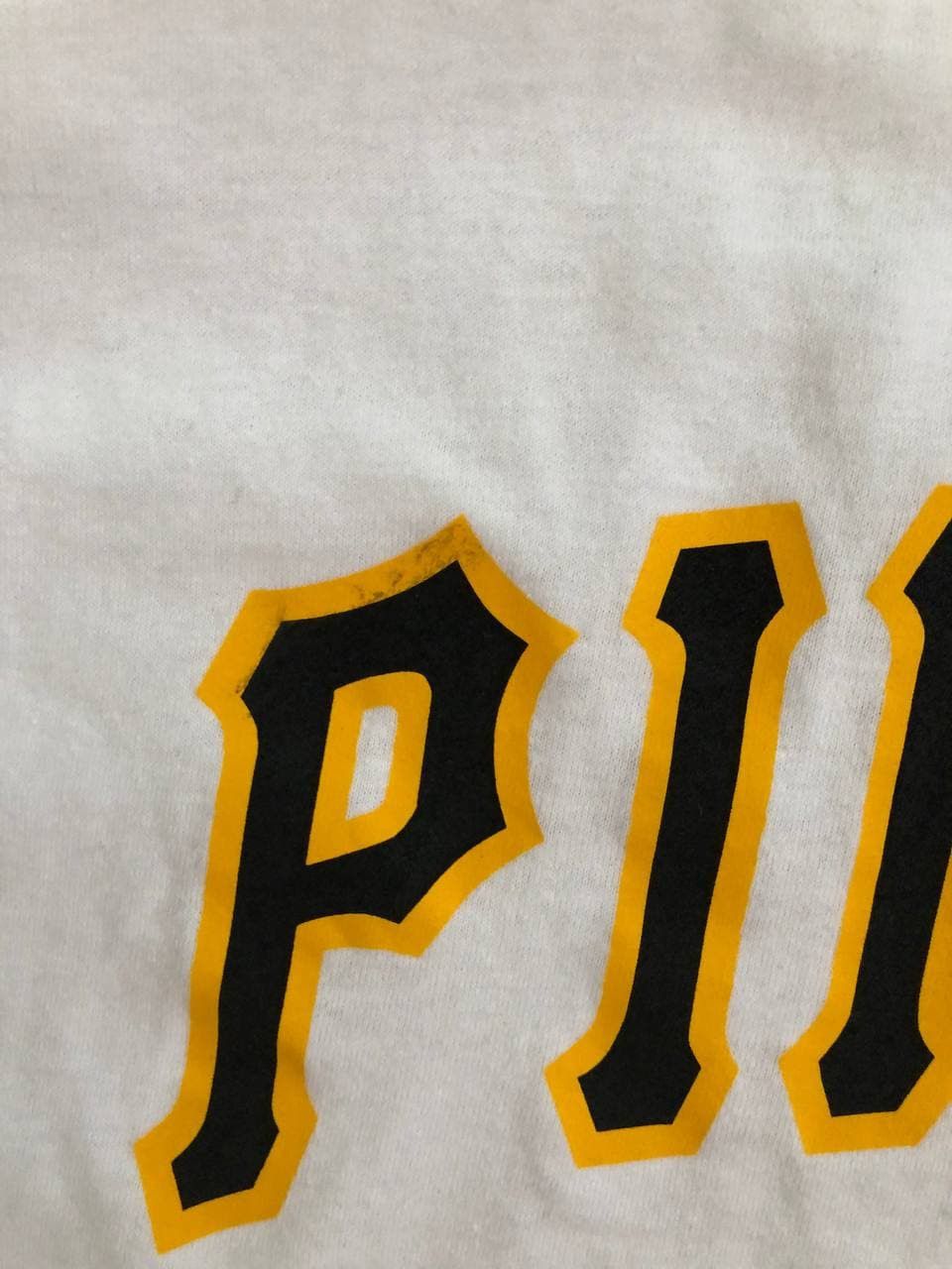 MLB Vintage 90s Russell Athletic Pittsburgh Pirate Jersey Shirt Size US L / EU 52-54 / 3 - 3 Thumbnail