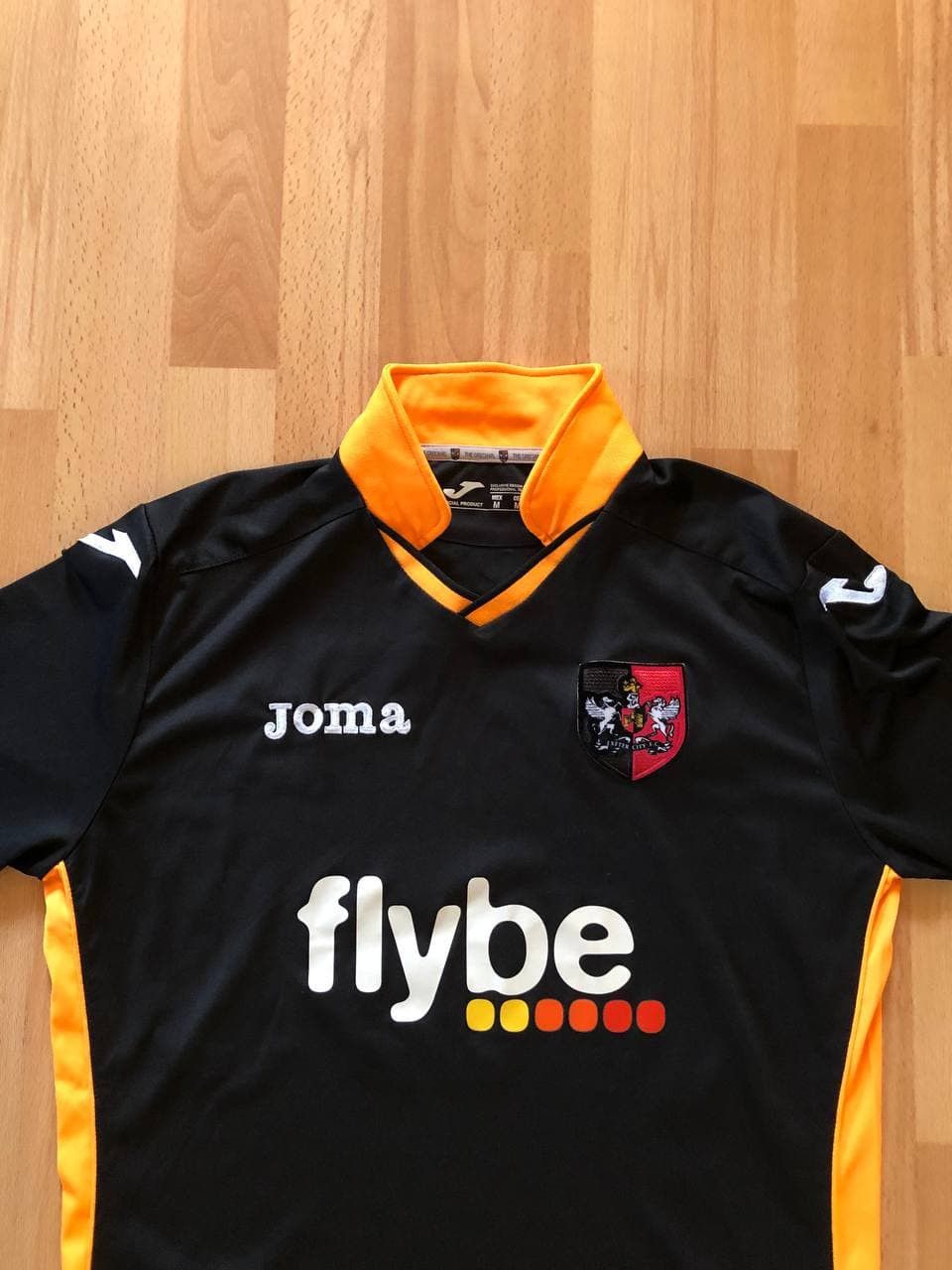 Joma EXETER CITY Home Football Shirt Soccer Jersey Size US M / EU 48-50 / 2 - 2 Thumbnail